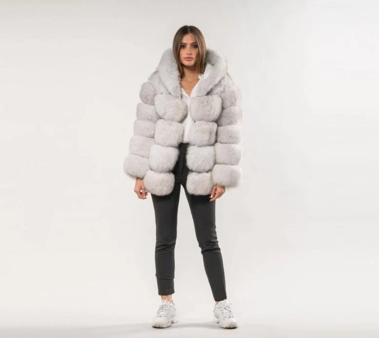 Manteau Glamour En Fourrure