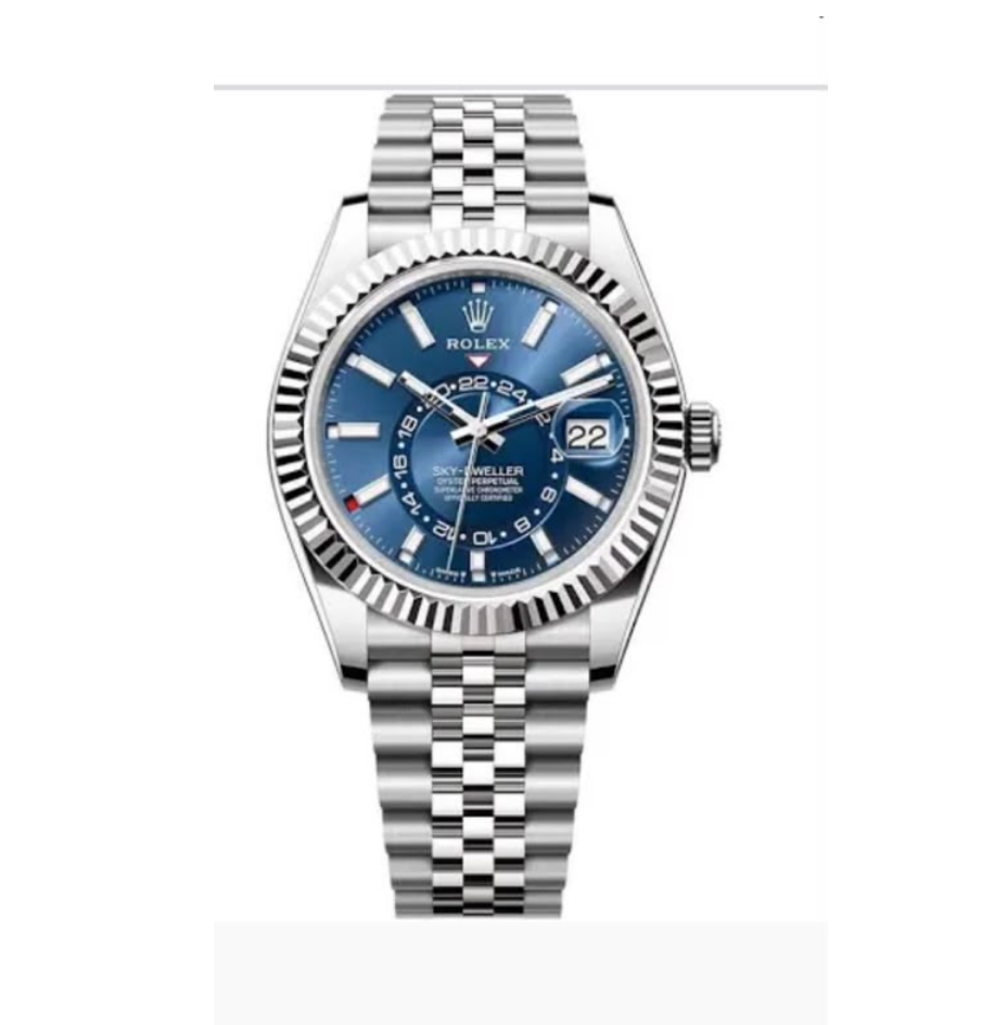 [TOP] ROLEX Watch - Blue and Silver - 711 Luxury