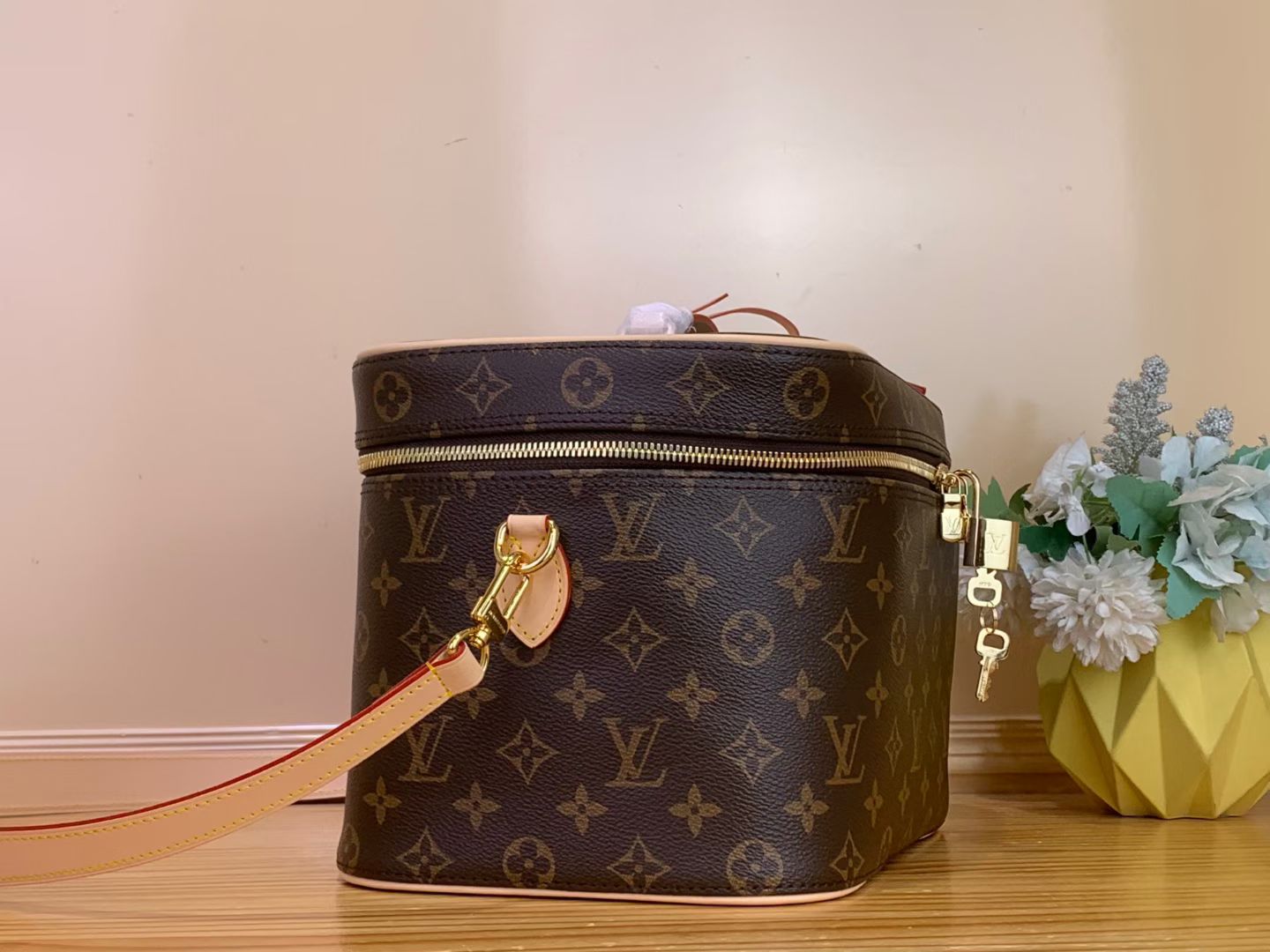 [TOP] Louis Vuitton LV Nice Vanity Case 31.5x20x21cm - Brown - 711 Luxury