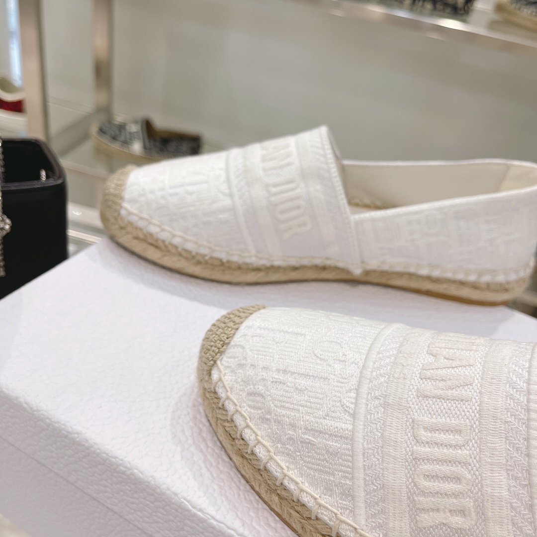 [TOP] Christian Dior Fisherman Shoes - White - 711 Luxury