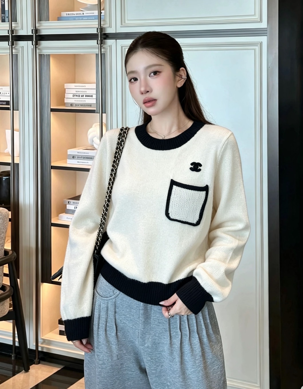 [TOP] CHANEL Knit Top - 4 Color - 711 Luxury