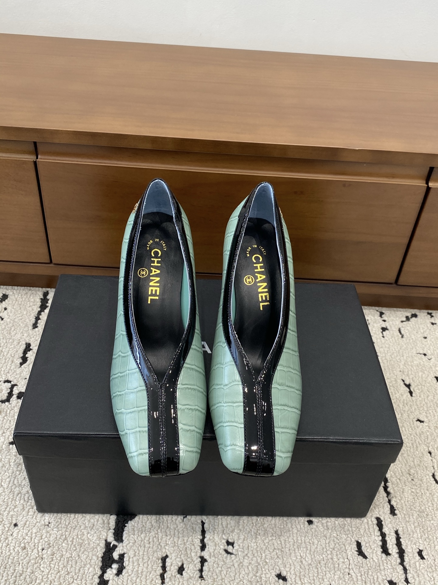 [TOP] CHANEL High Heel - Green - 711 Luxury