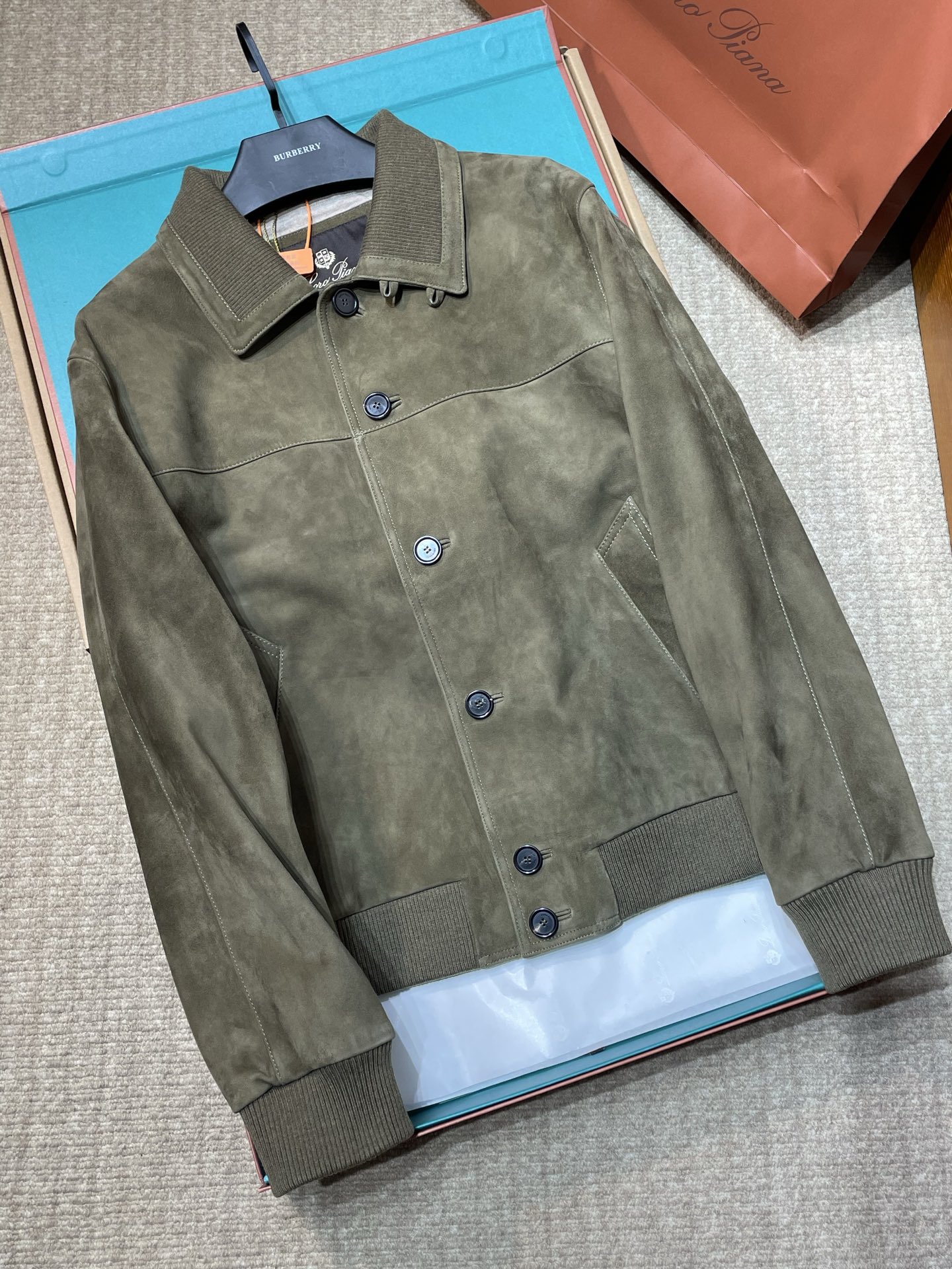 Loro Piana Clothing Loro Piana Suede Cowhide Jacket #393306 View 2 | Nigo Office