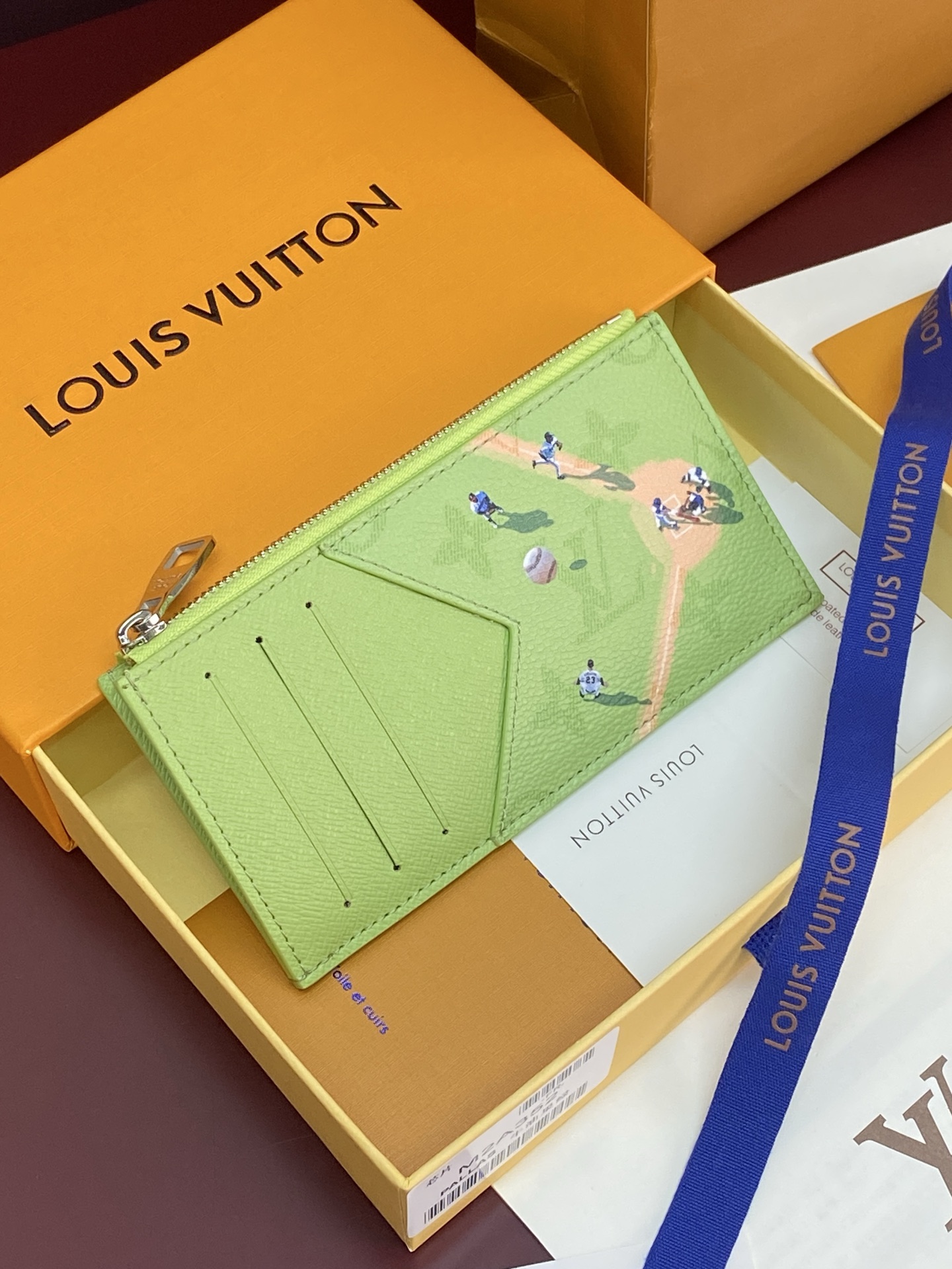 [TOP] Louis Vuitton LV Coin Card Holder  - Green - 711 Luxury