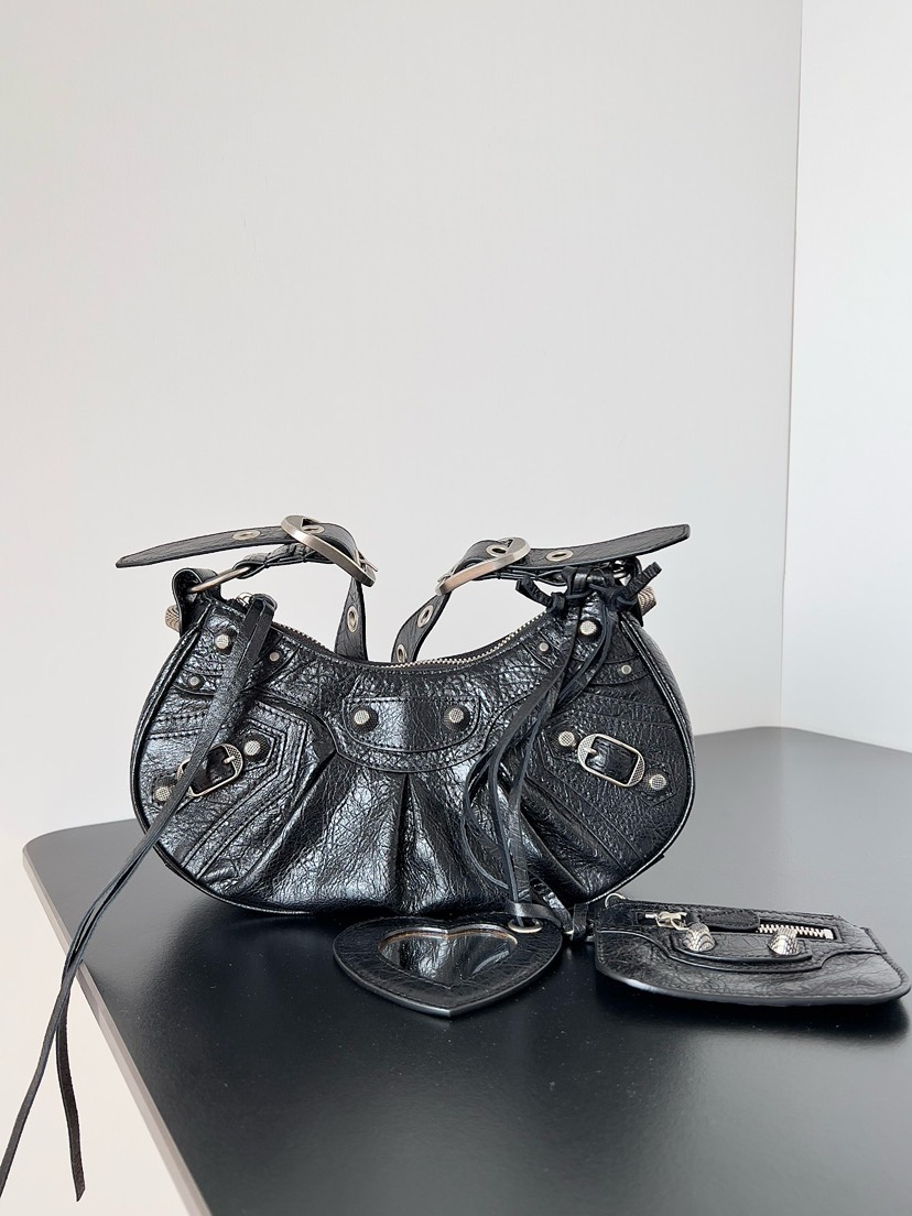 [TOP] BALENCIAGA Le Cagole Bag 25.9x16x9.9cm - Black