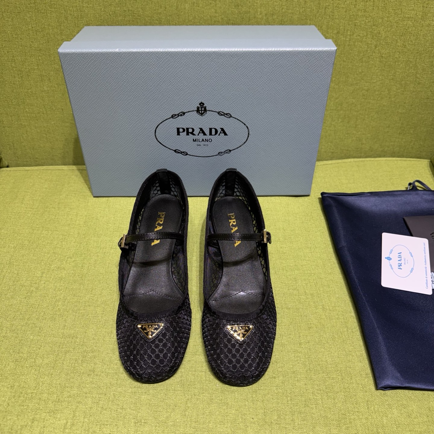 [TOP] PRADA 3.5cm Low Heel Pumps - Black - 711 Luxury