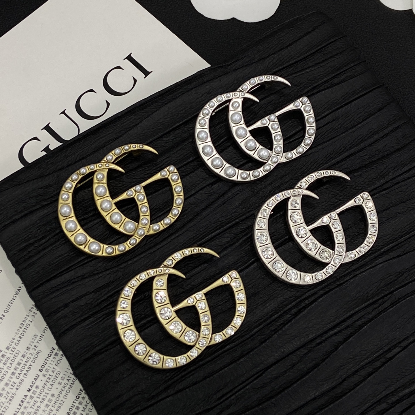 [TOP] GUCCI Brooch - 4 Colors - 711 Luxury