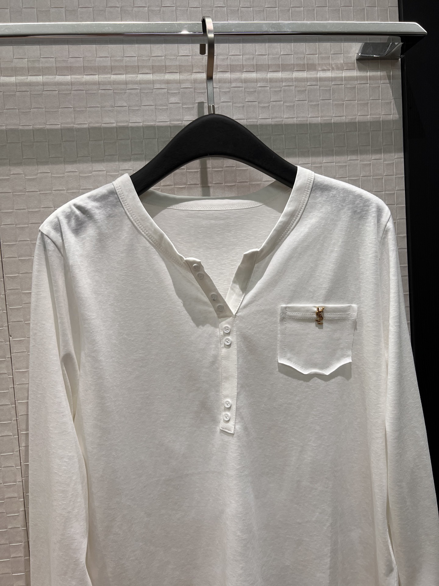 [TOP] Yves Saint Laurent YSL Shirt - White