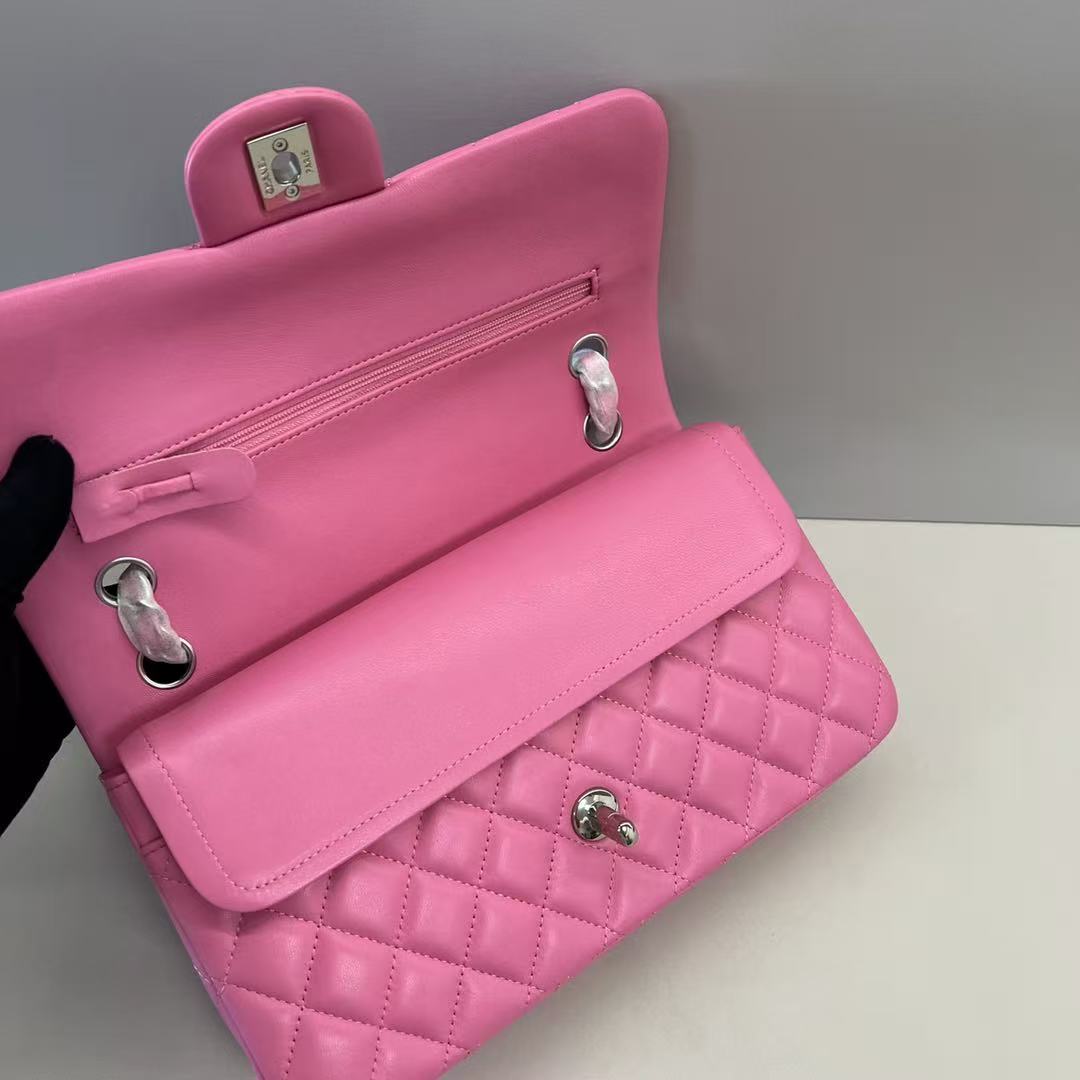 [TOP] CHANEL Classic Flap Bag Medium 25cm – Pink - 711 Luxury