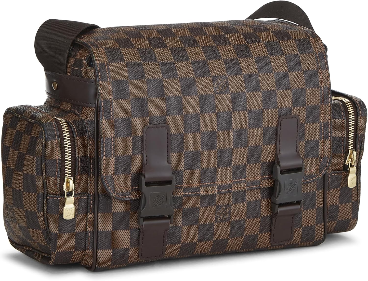 Louis Vuitton, Pre-loved Damier Ebene Melville Messenger, Brown