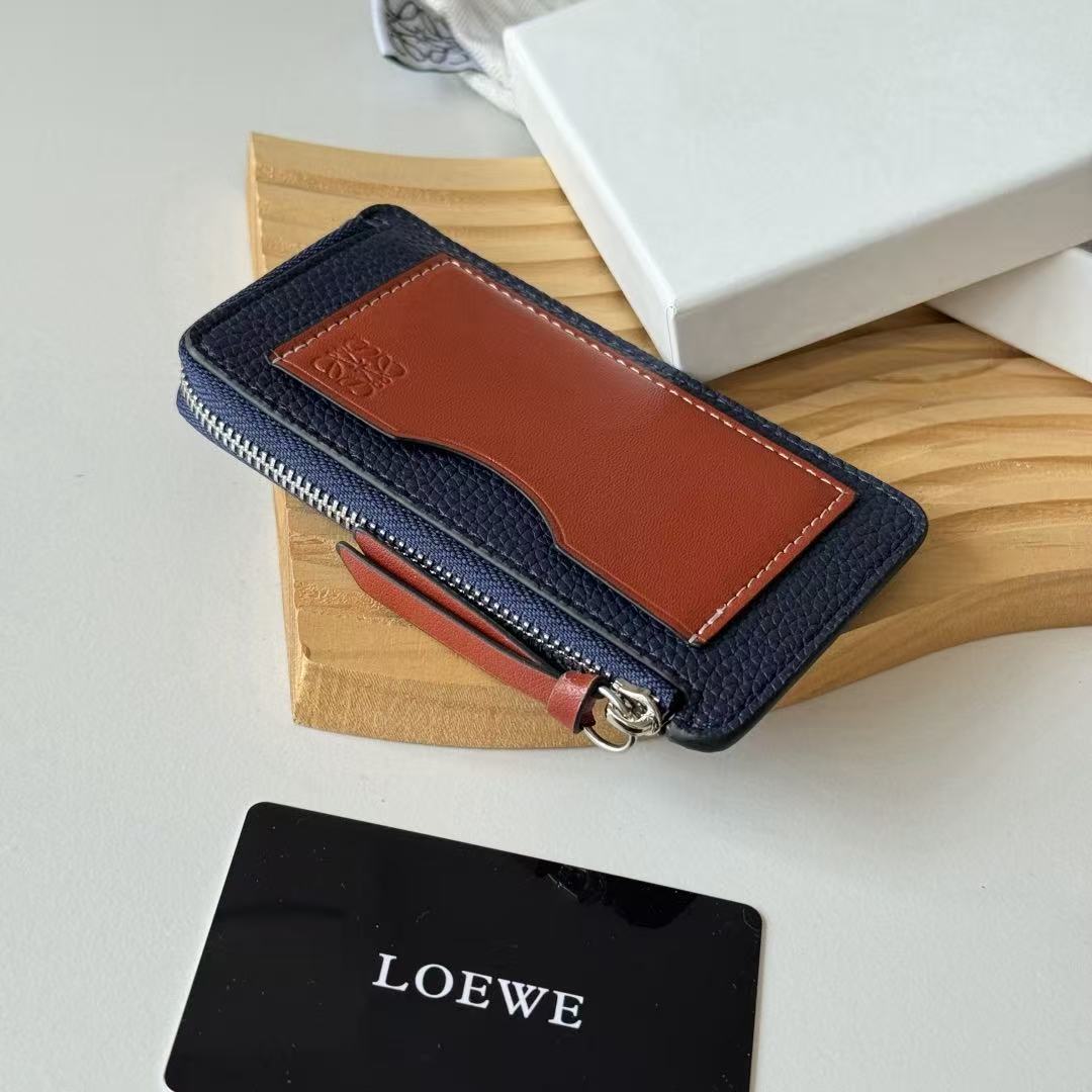 [TOP] LOEWE Card Holder 13*7.5cm - Blue - 711 Luxury