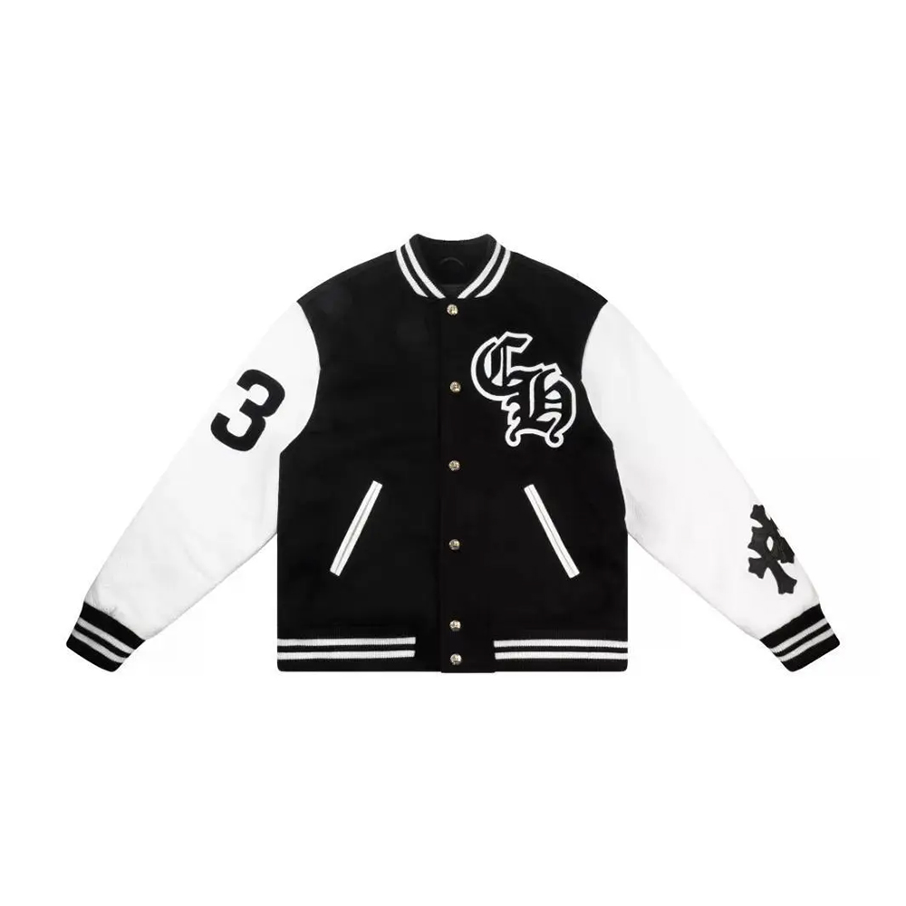 Chrome Hearts Eagle Varsity Jacket #375872