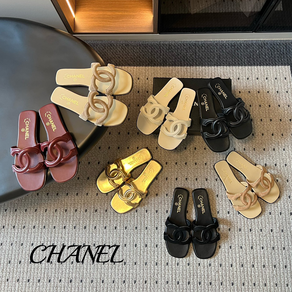 Chanel CC slippers sandals #378238