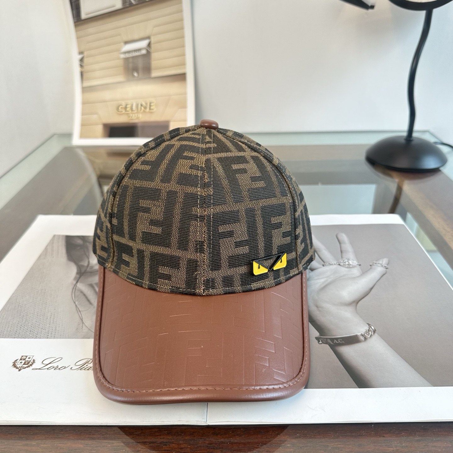 [TOP] FENDI Baseball Hat - Brown - 711 Luxury