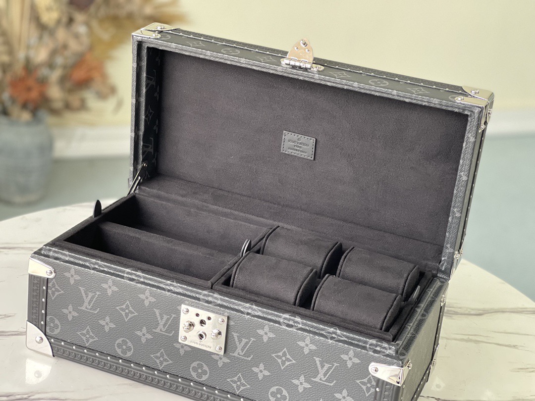 [TOP] Louis Vuitton LV Coffret Accessoires 39x18x17cm - Black - 711 Luxury