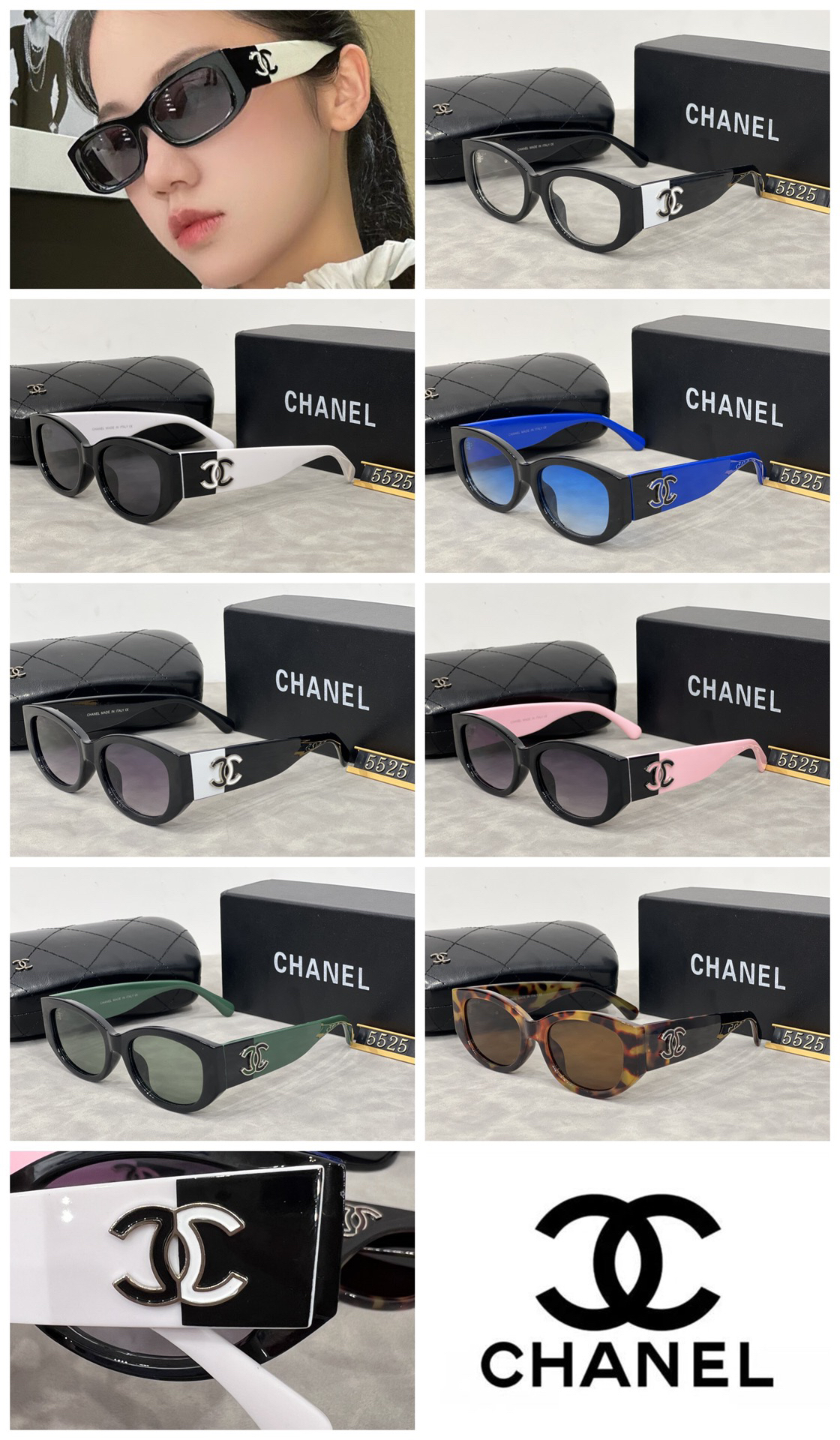 [TOP] CHANEL Sunglasses - 7 Colors - 711 Luxury