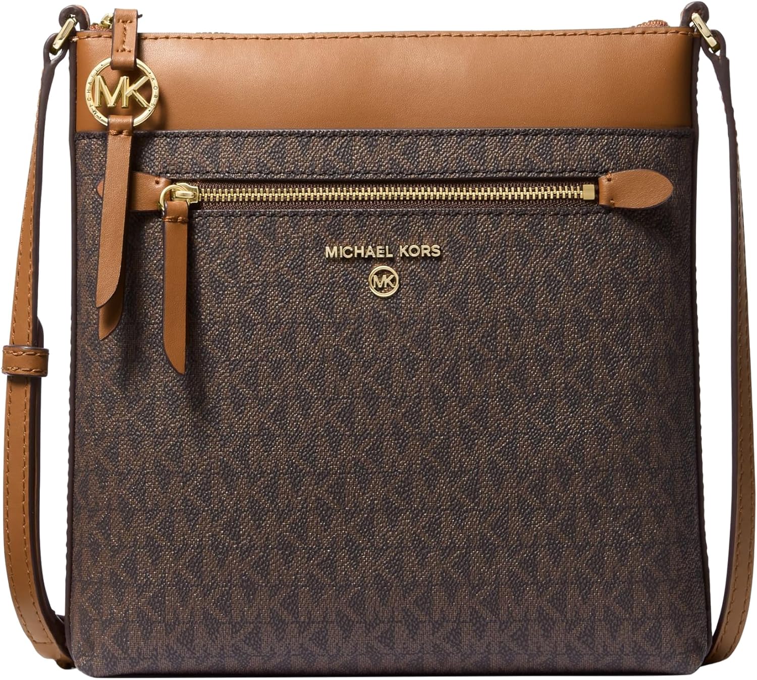 Michael Kors Women's Jet Set Charm Small Flat Crossbody Bag