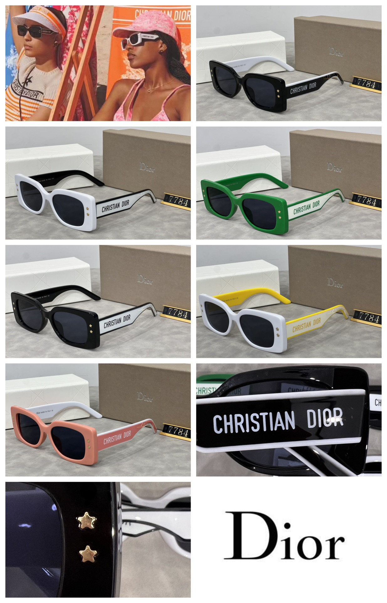 [TOP] Christian Dior Sunglasses - 6 Colors - 711 Luxury