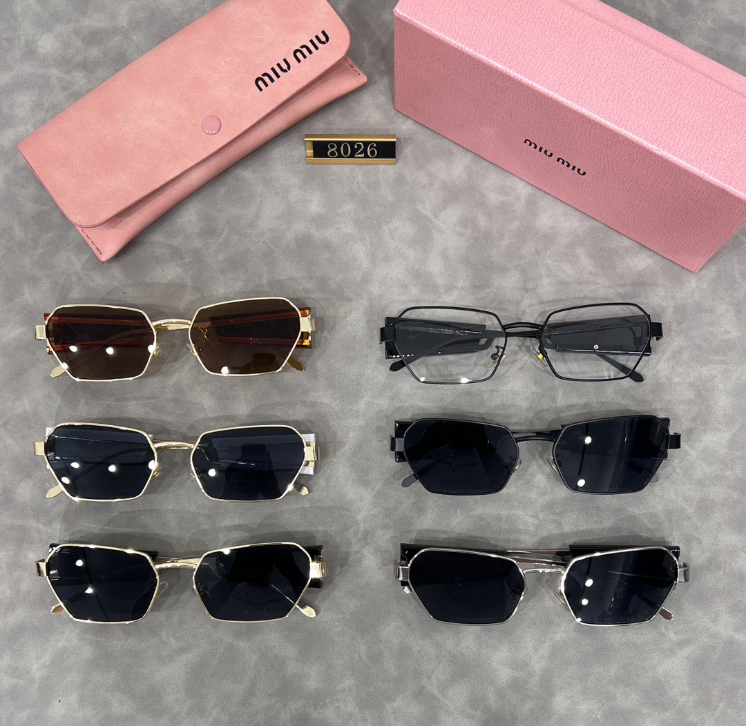 [TOP] Miu Miu Sunglasses - 6 Colors - 711 Luxury