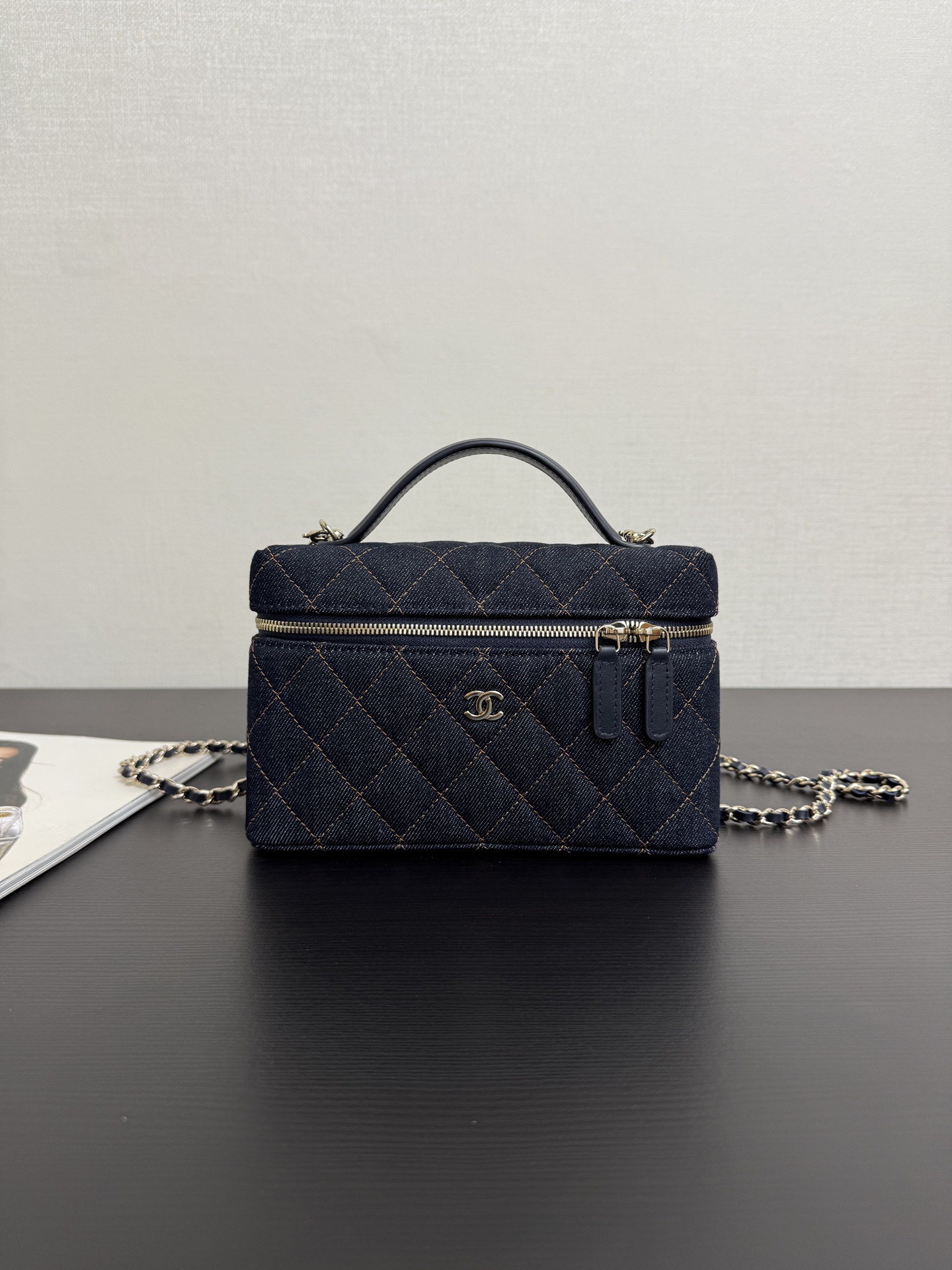 [TOP] CHANEL Denim Bag 19.5×17×5cm - Denim Blue - 711 Luxury