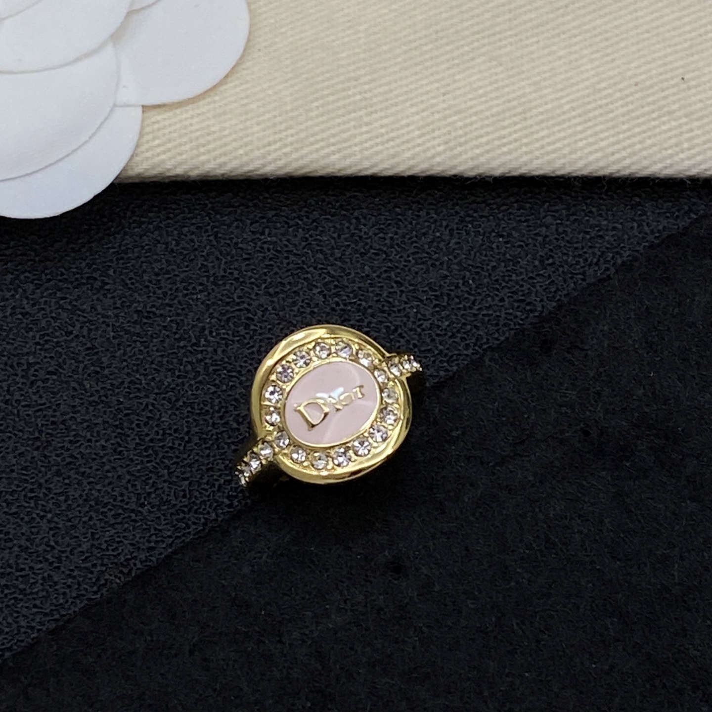 [TOP] Christian Dior Ring - Gold - 711 Luxury