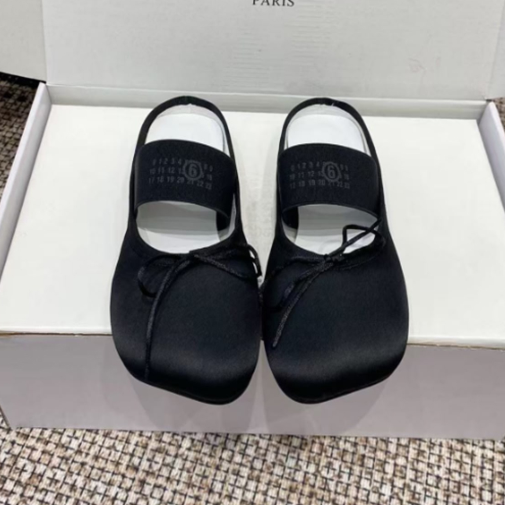 Maison Margiela Shoes Maison Margiela Satin Ballet Mules | Nigo Office