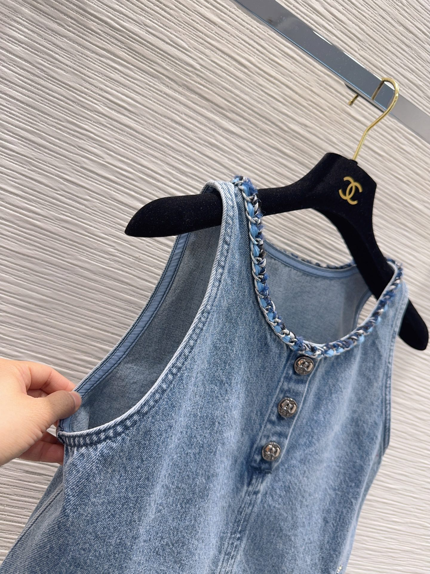 [TOP] CHANEL Denim Top - Blue