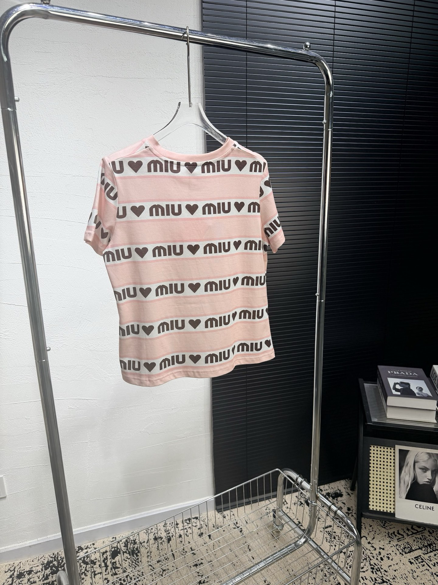 [TOP] Miu Miu T-shirt - Pink