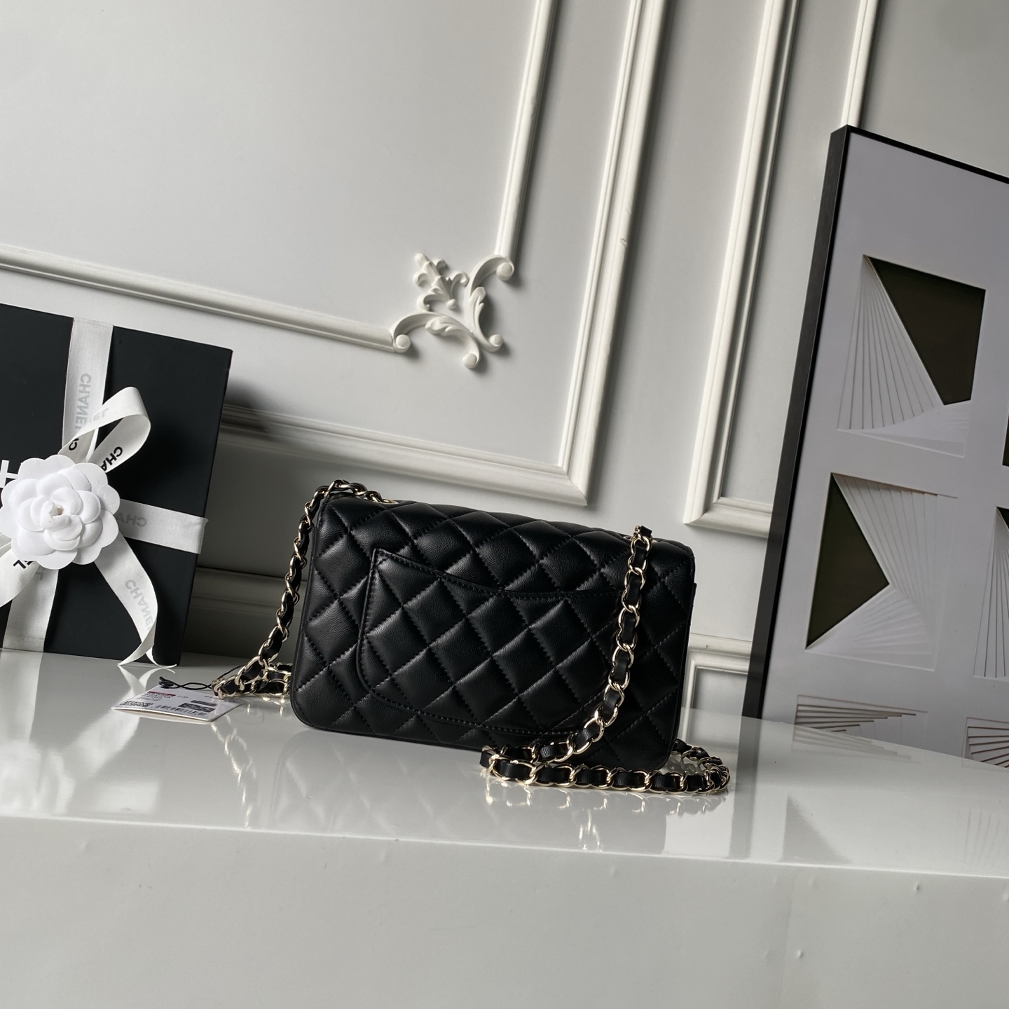 [TOP] CHANEL 26S Badge Series Bags - 25cm&GHW - Black - 711 Luxury