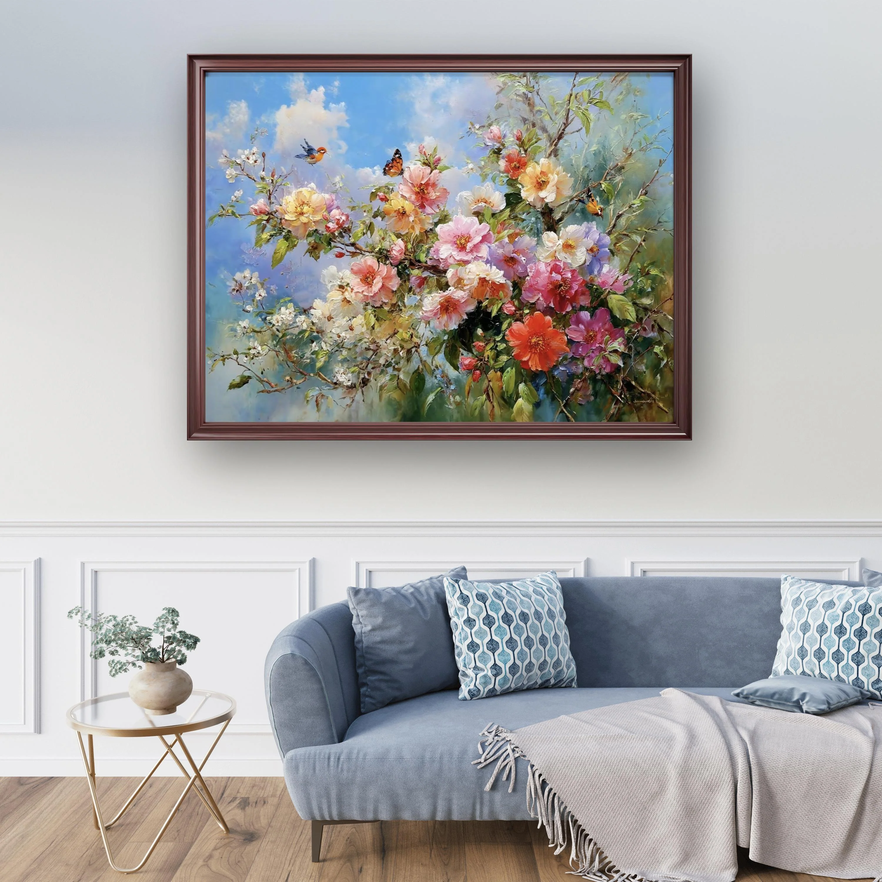 Fleeting Flower Shadows