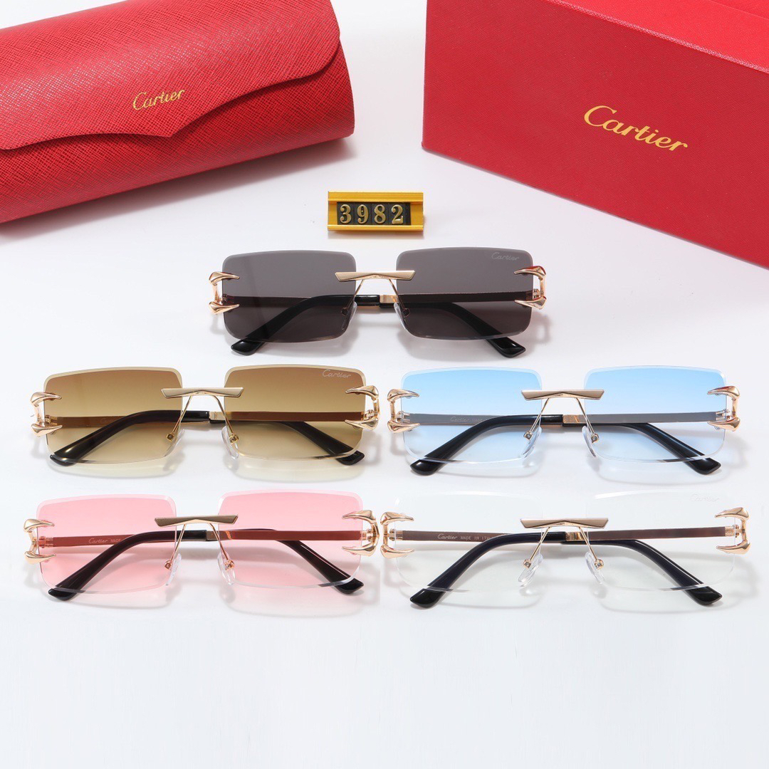 [TOP] Cartier Sunglasses - 7 Colors - 711 Luxury