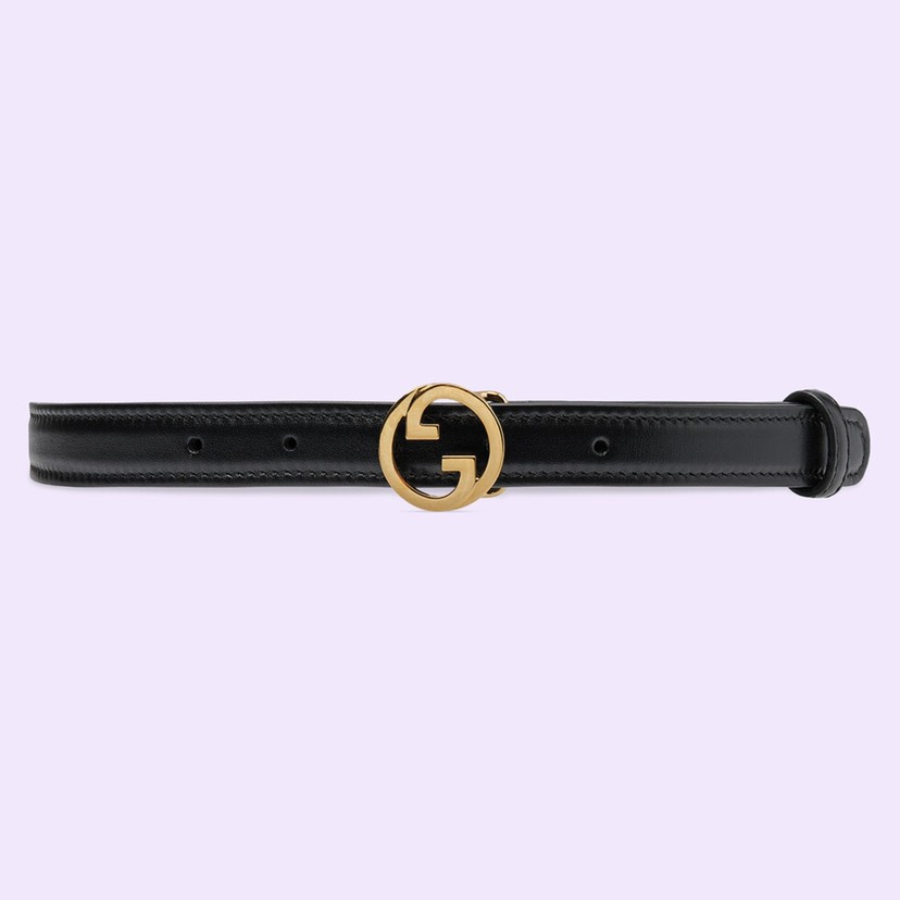 [TOP] GUCCI Belt 2cm - Black - 711 Luxury