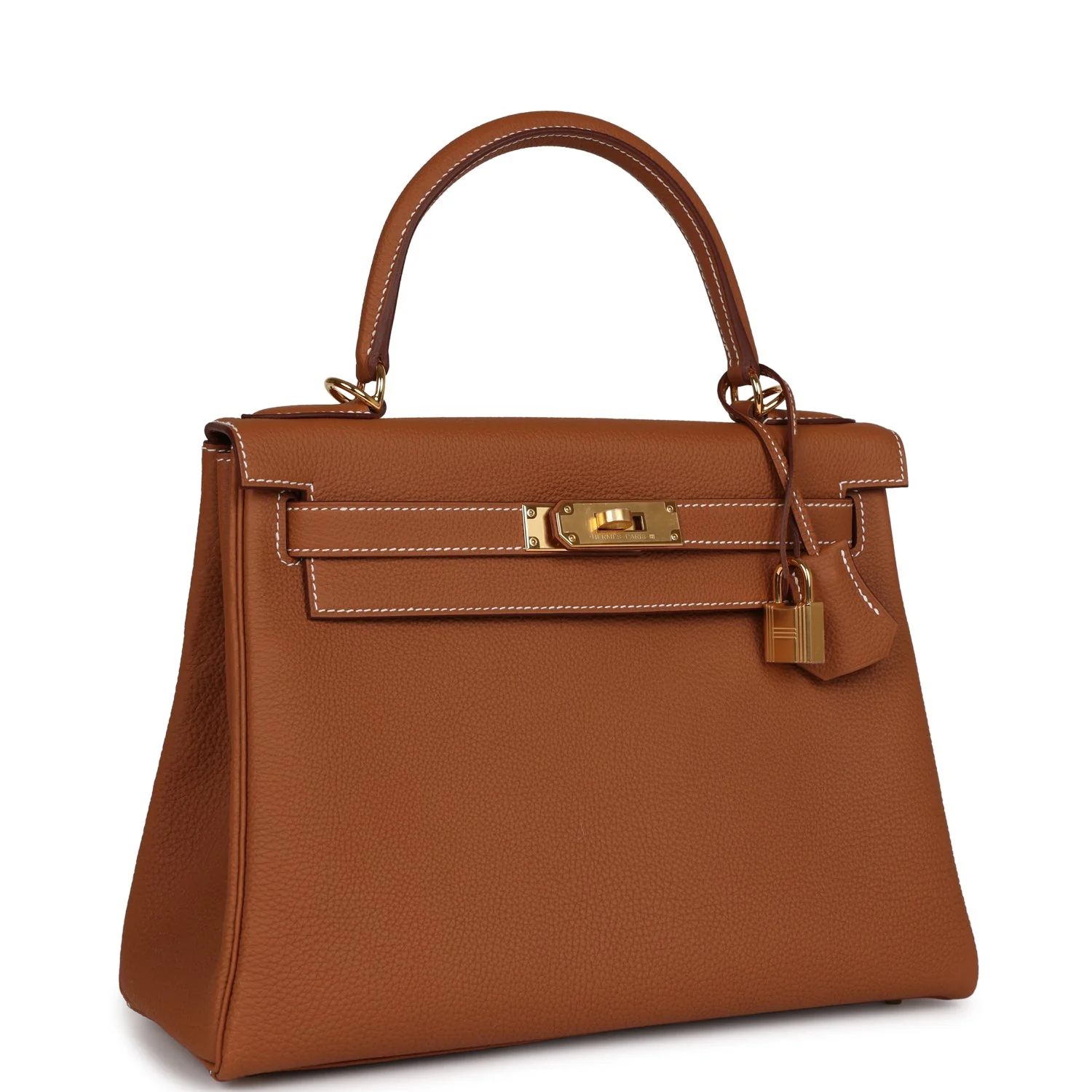 Hermes Kelly Retourne  Gold Togo Gold Hardware