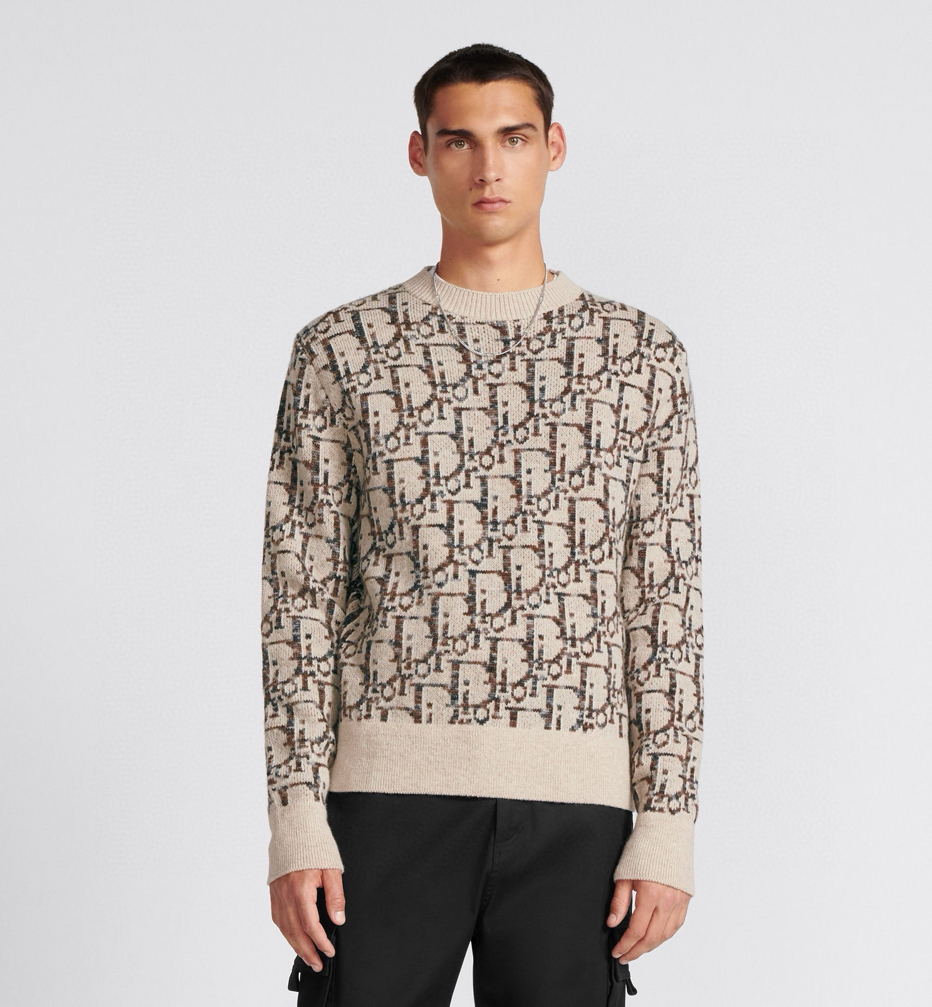 Dior Clothing Dior Monogrammed Intarsia Sweater #395769 View 2 | Nigo Office