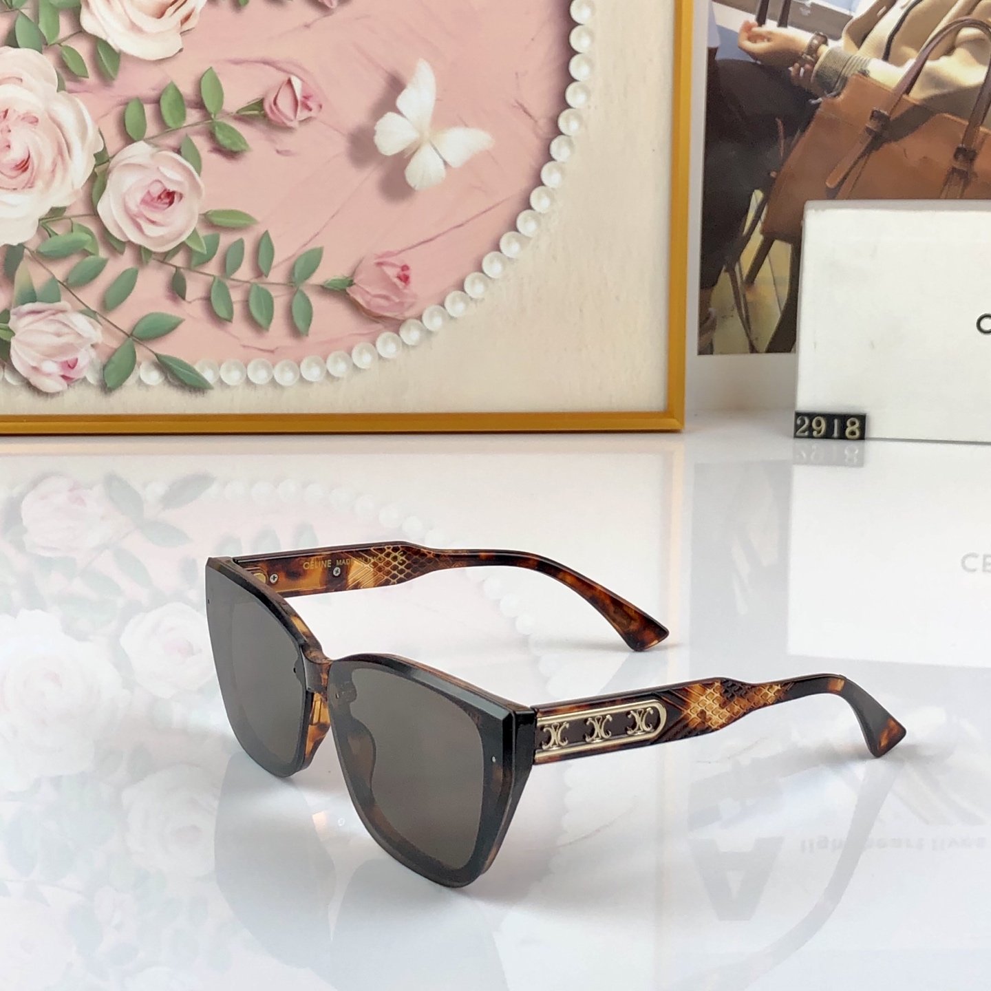 [TOP] CELINE Sunglasses - Brown - 711 Luxury