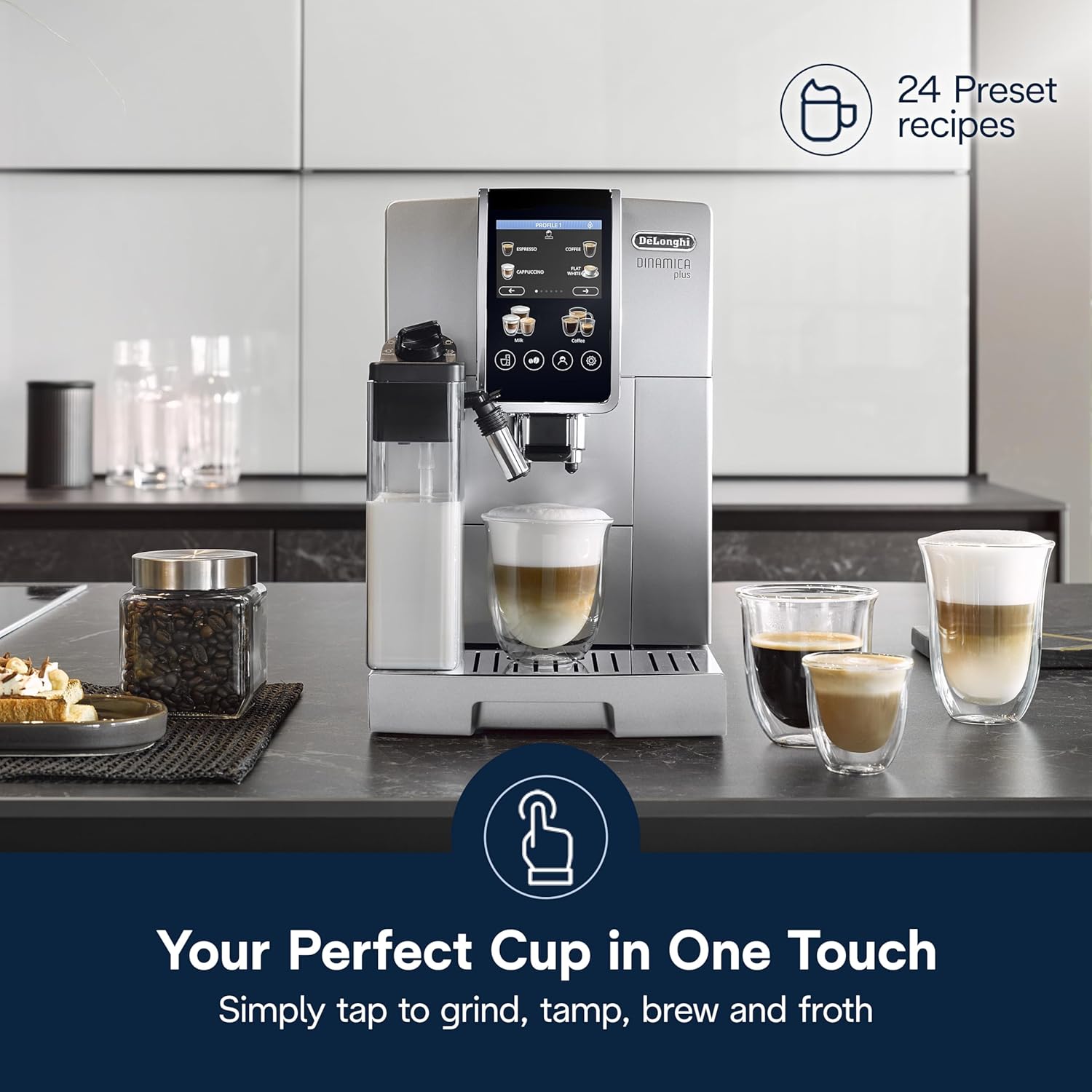 De'Longhi Dinamica Plus Espresso & Coffee Machine