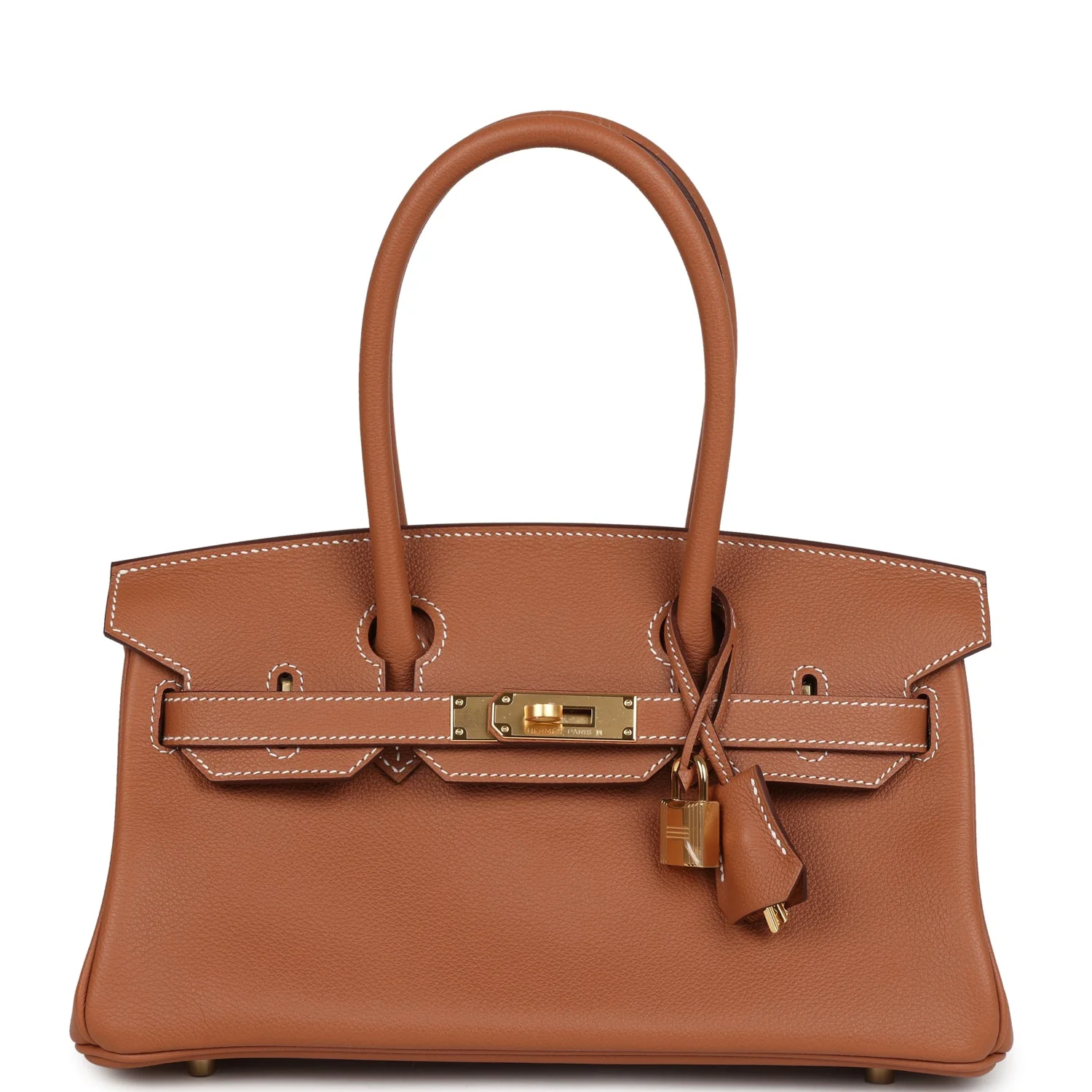 Hermes Shoulder Birkin LightGold Evercolor Gold Hardware