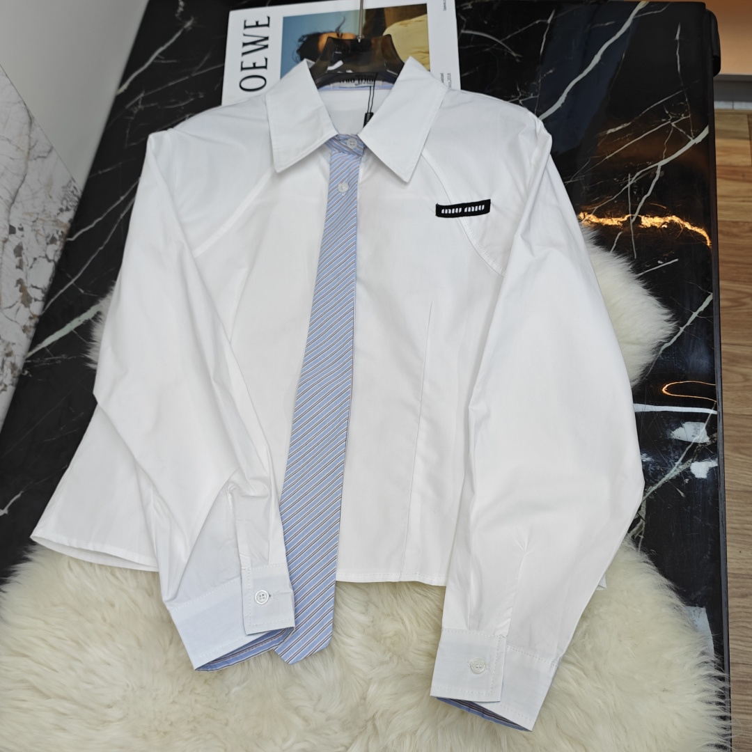 [TOP] Miu Miu  Shirt - White