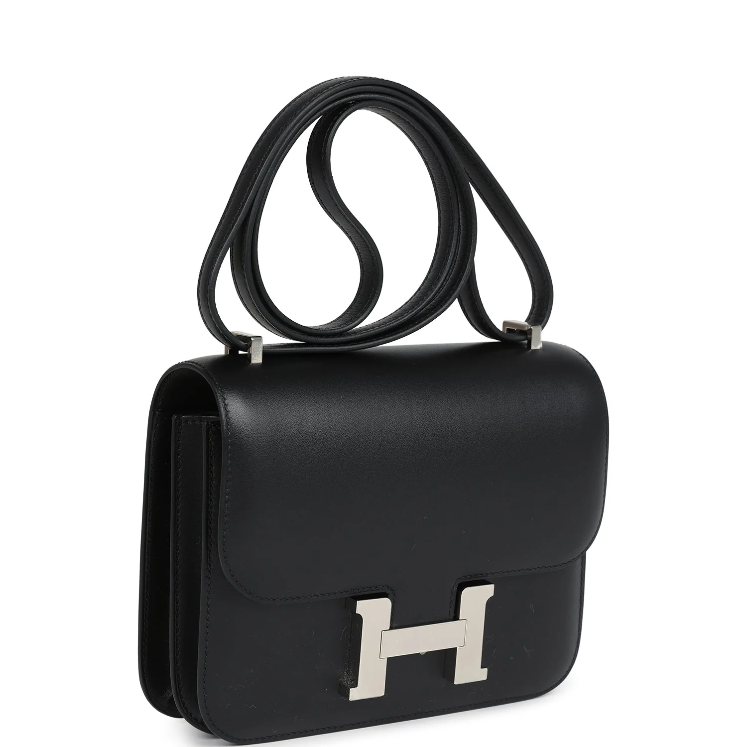 Hermes Constance Black Tadelakt Palladium Hardware
