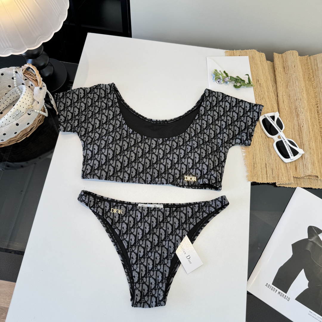 [TOP] Christian Dior Swimsuit - Gray - 711 Luxury