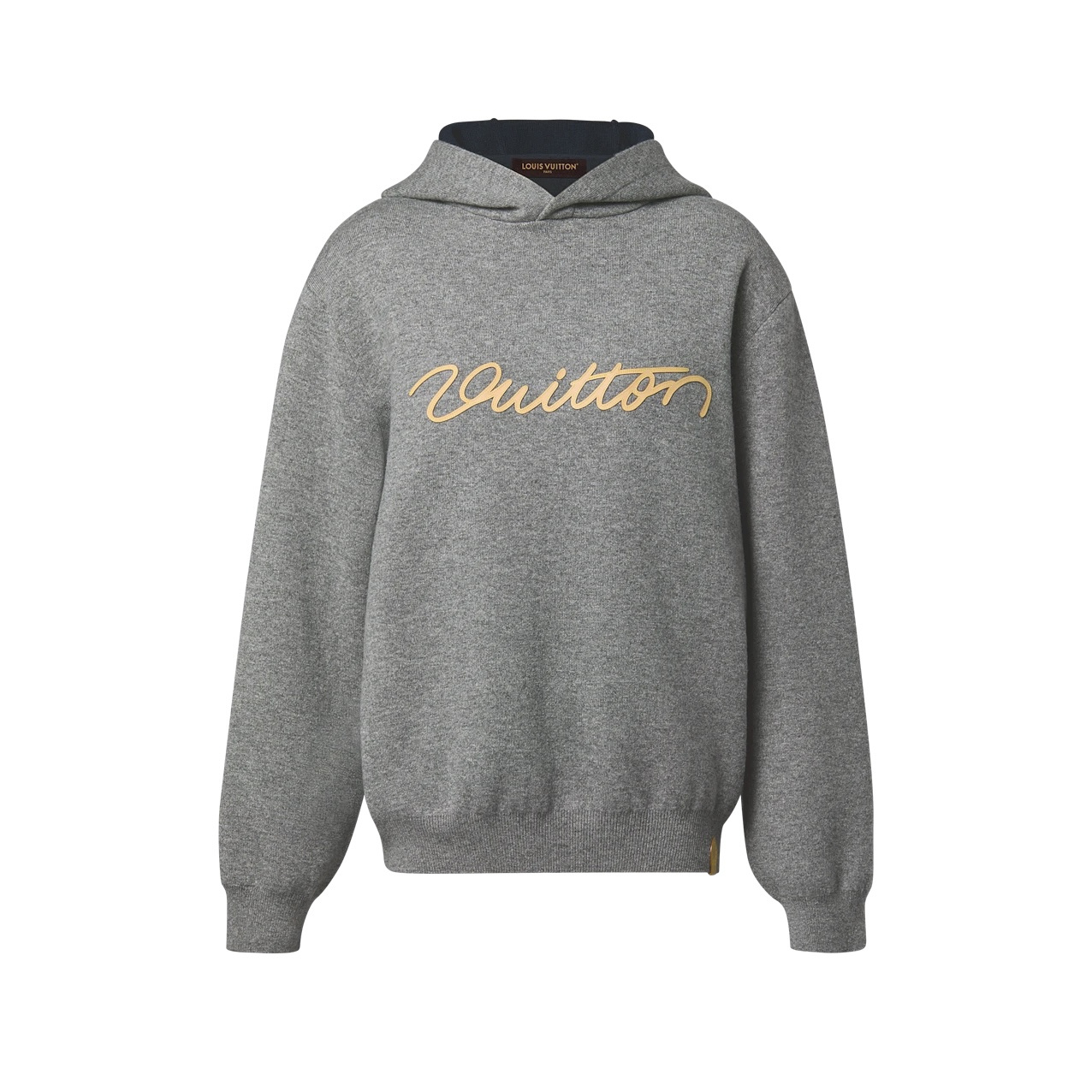 LOUIS VUITTON Signature Double Face Cashmere Hoodie #387479