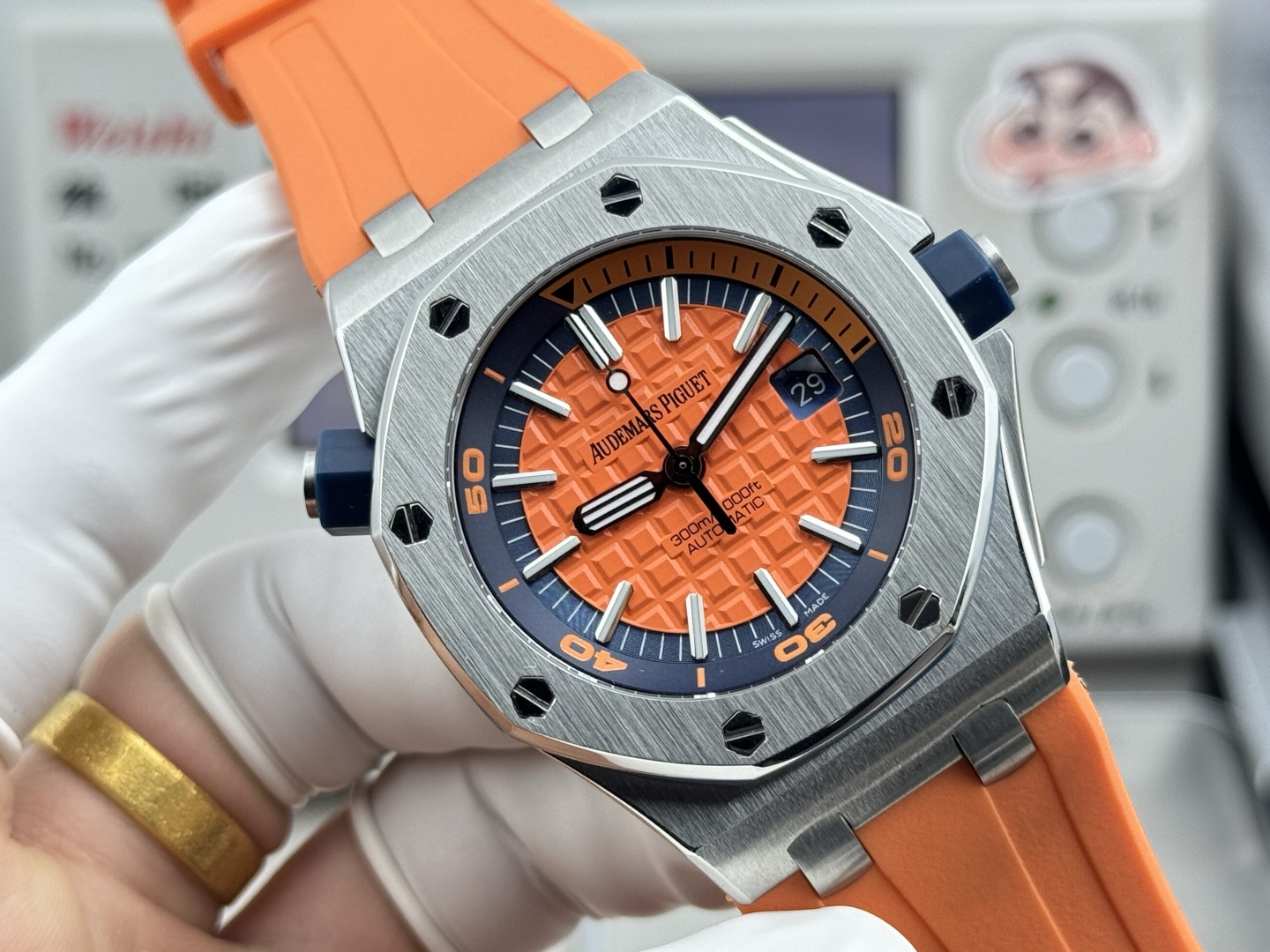 [TOP] Audemars Piguet Men's Watch 42mmX14.1mm - Orange - 711 Luxury