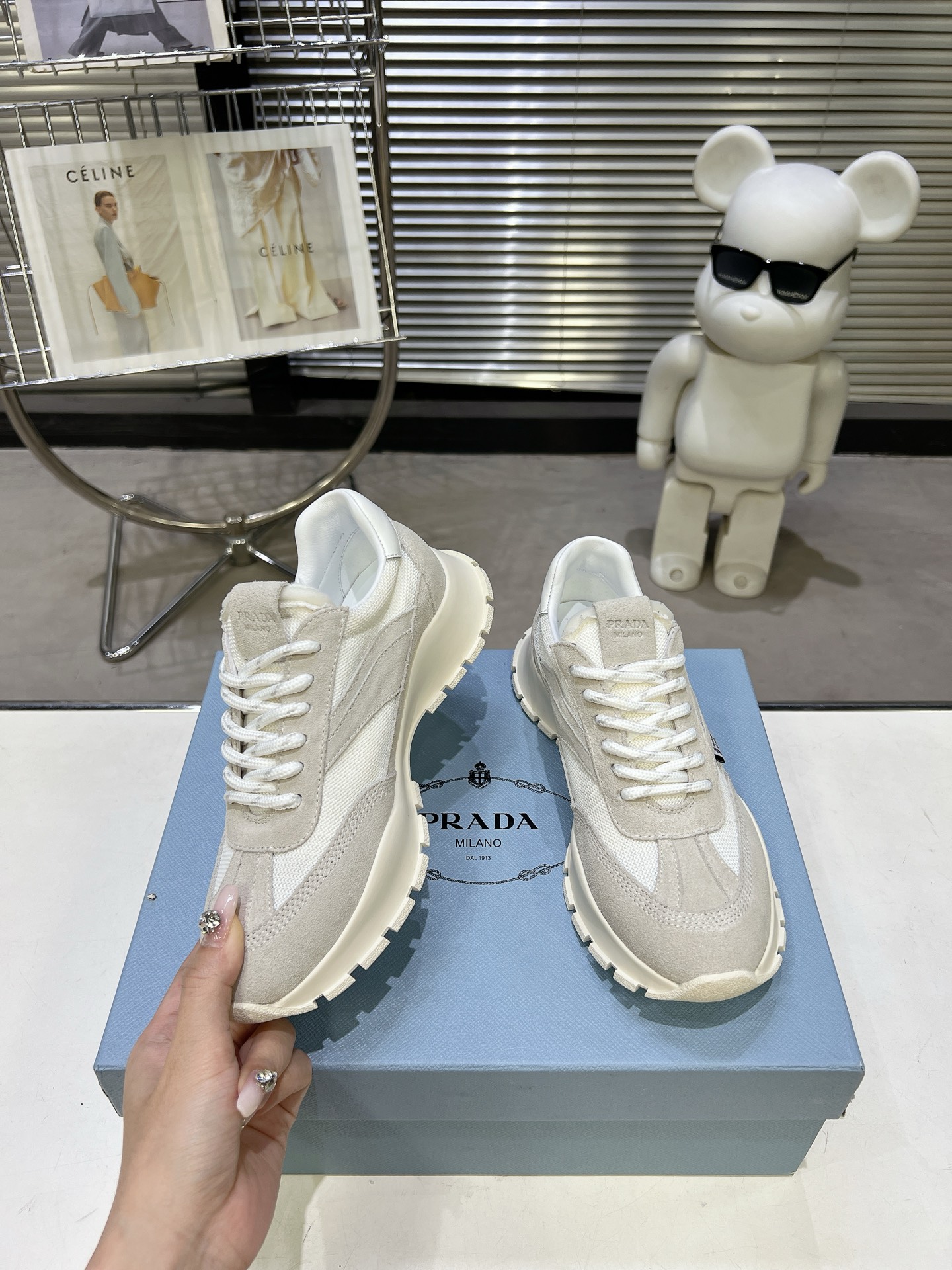 [TOP] PRADA Casual Shoes - Beige - 711 Luxury
