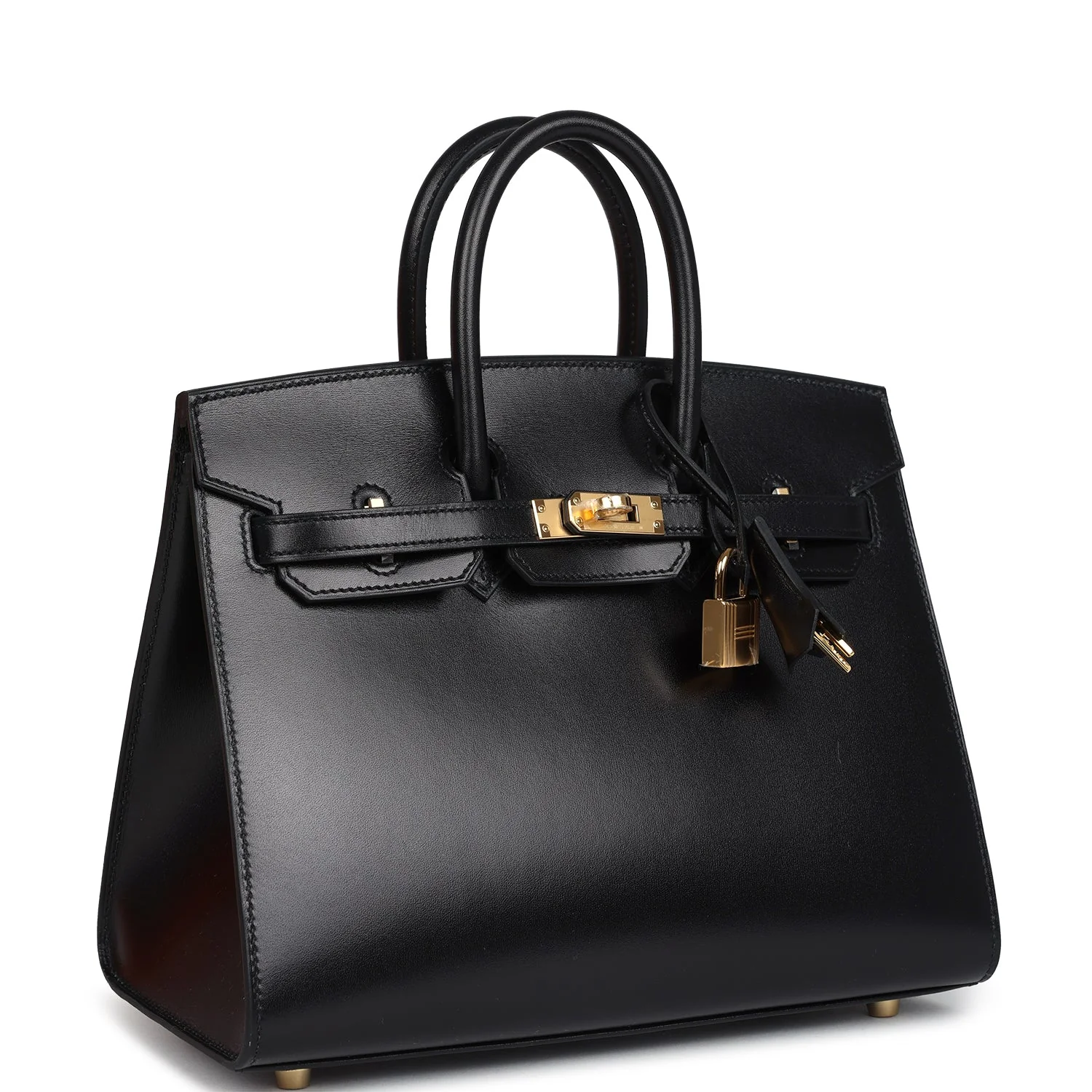 Hermes Birkin SellierBlack Box Gold Hardware