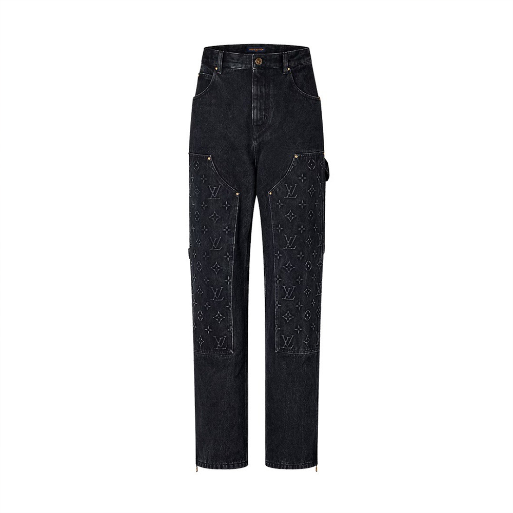 Louis Vuitton black Accessory Louis Vuitton Denim Carpenter Jean Black #324609 | Nigo Office