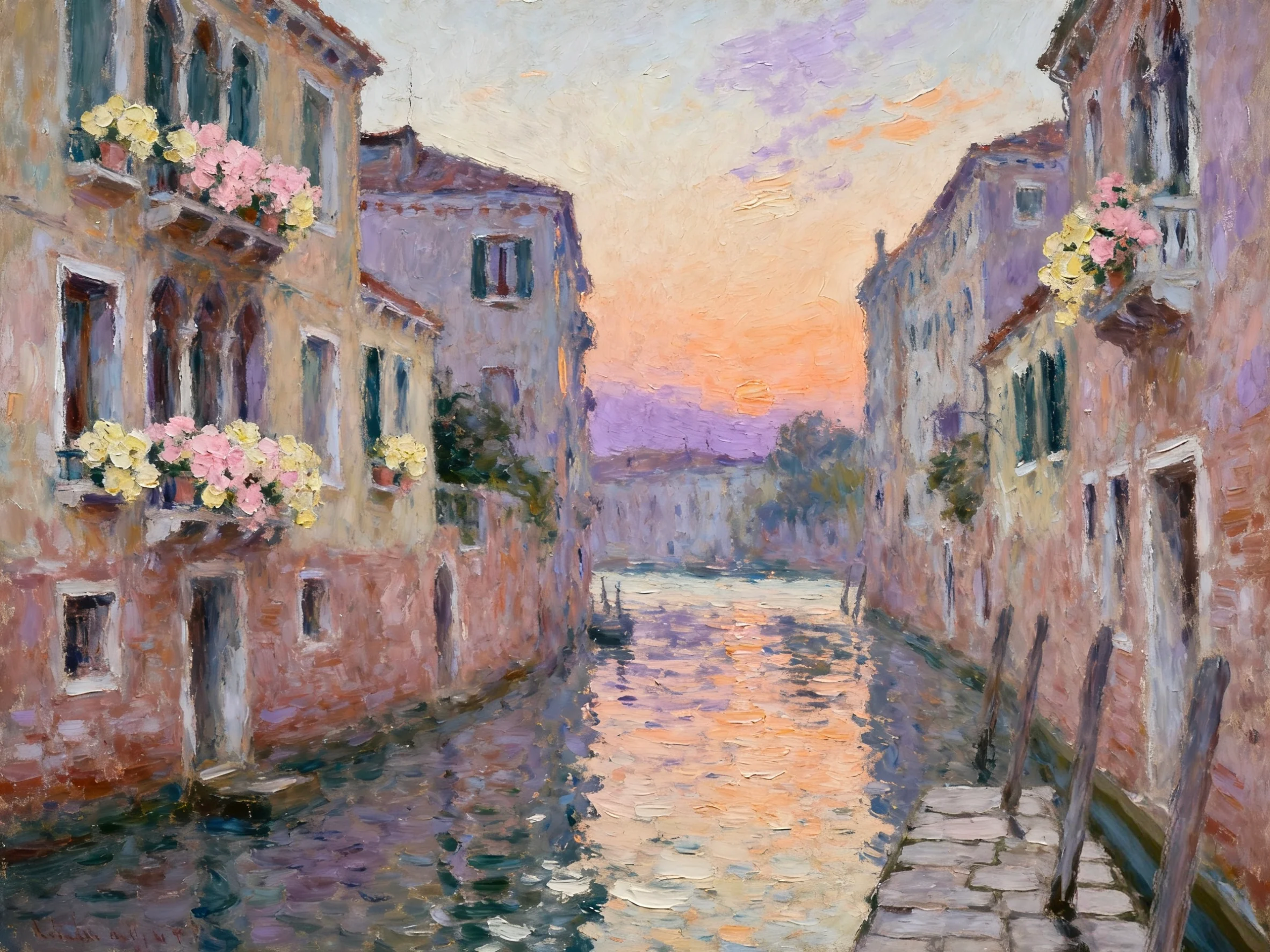 Flowery Bridge in Spring