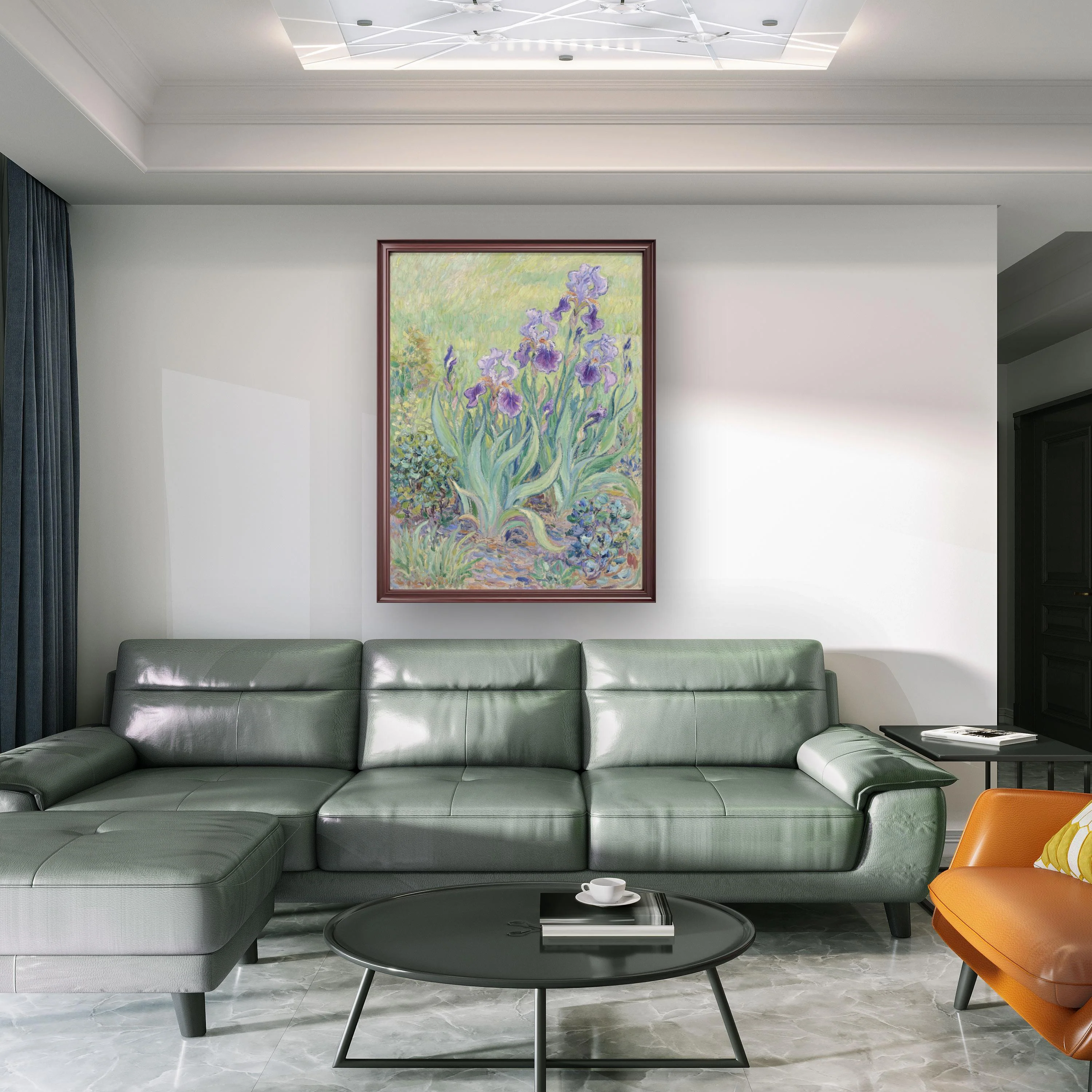 Fragrant Flowers and Green Grass