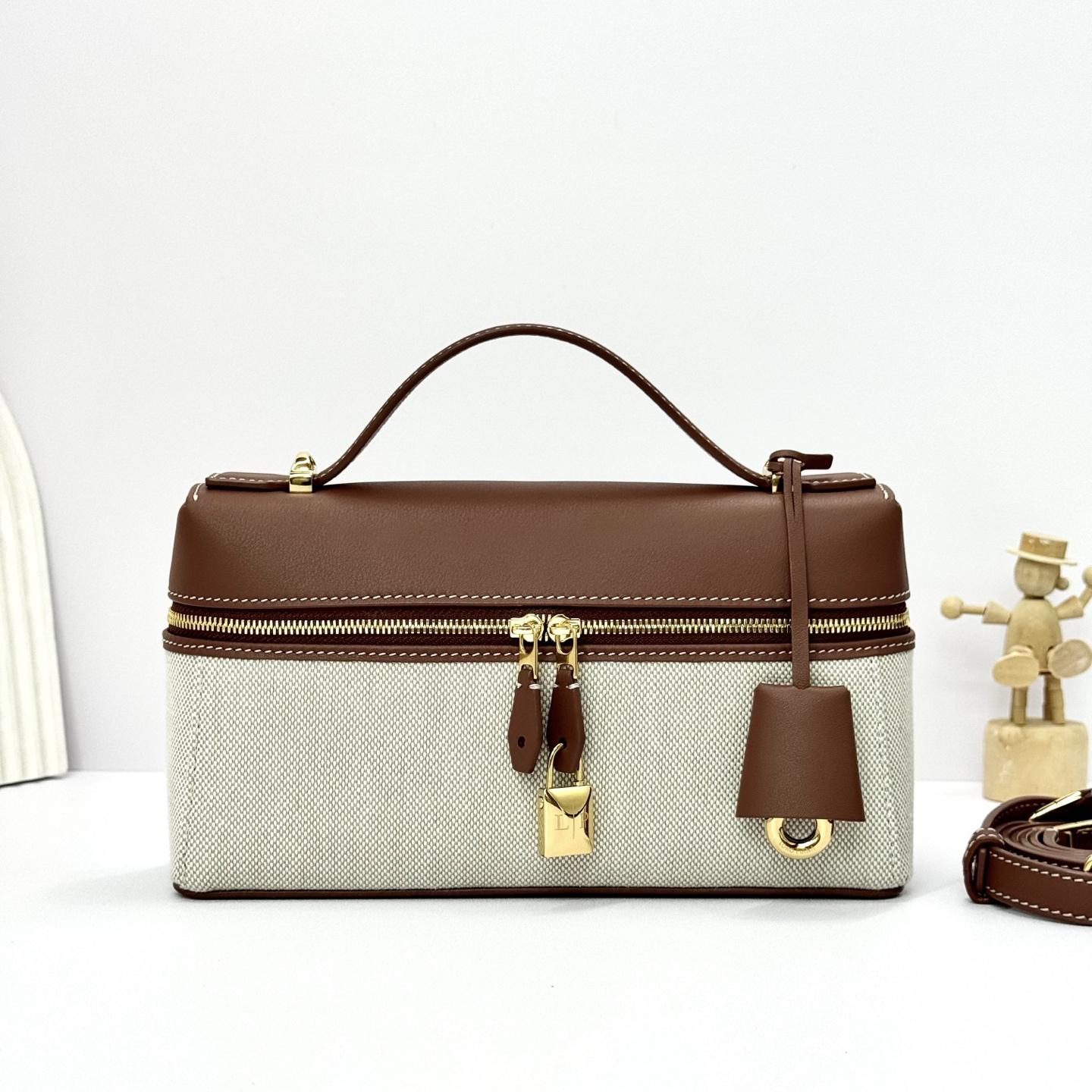 [TOP] Loro Piana Extra Bag L23 23 x 12 x 7cm - Brown - 711 Luxury