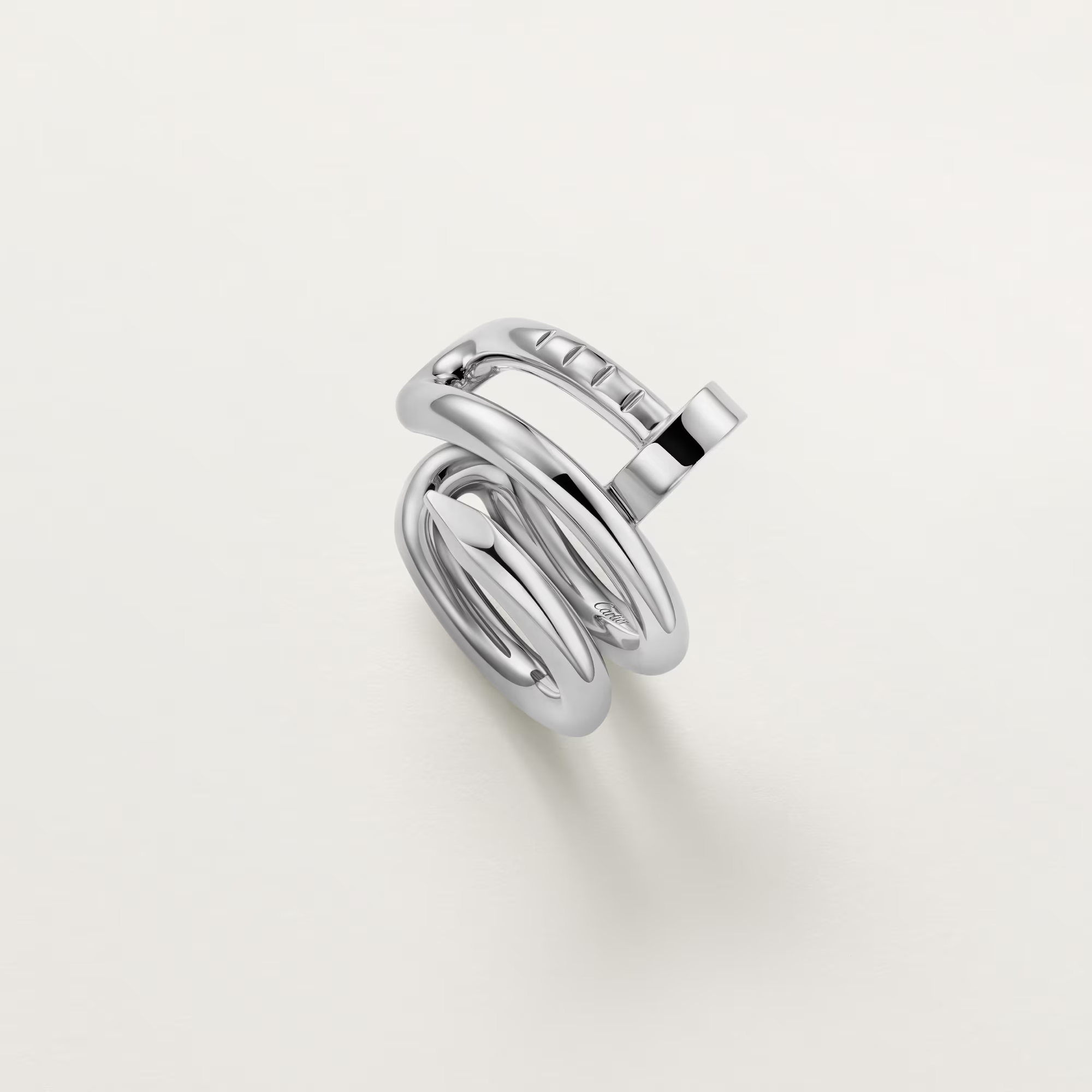 Carty Nails Infinity Wrap Earrings ,White Gold,Ear clip