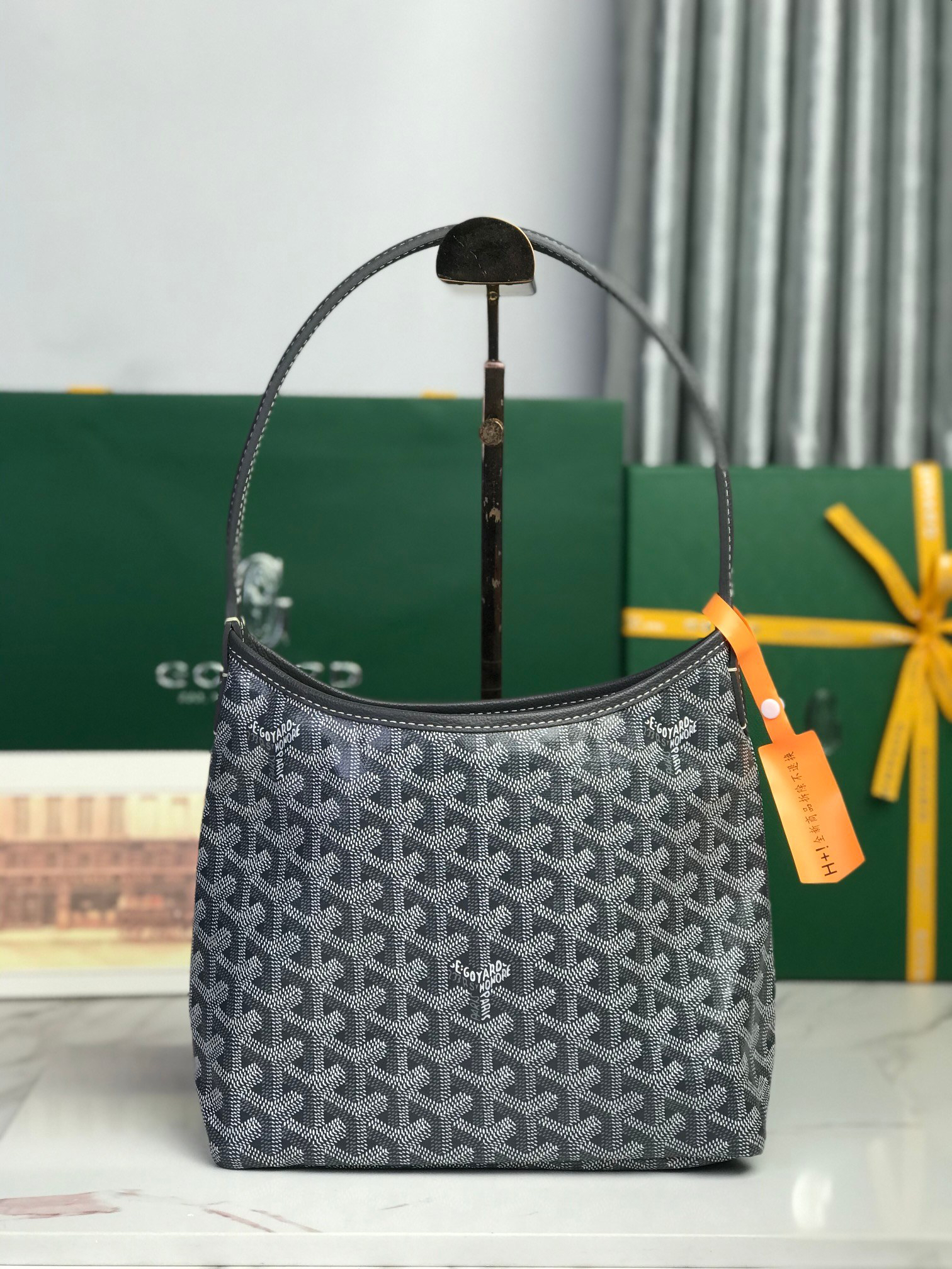 [TOP] Goyard Tote Bag 26*11*22cm  -  Grey - 711 Luxury